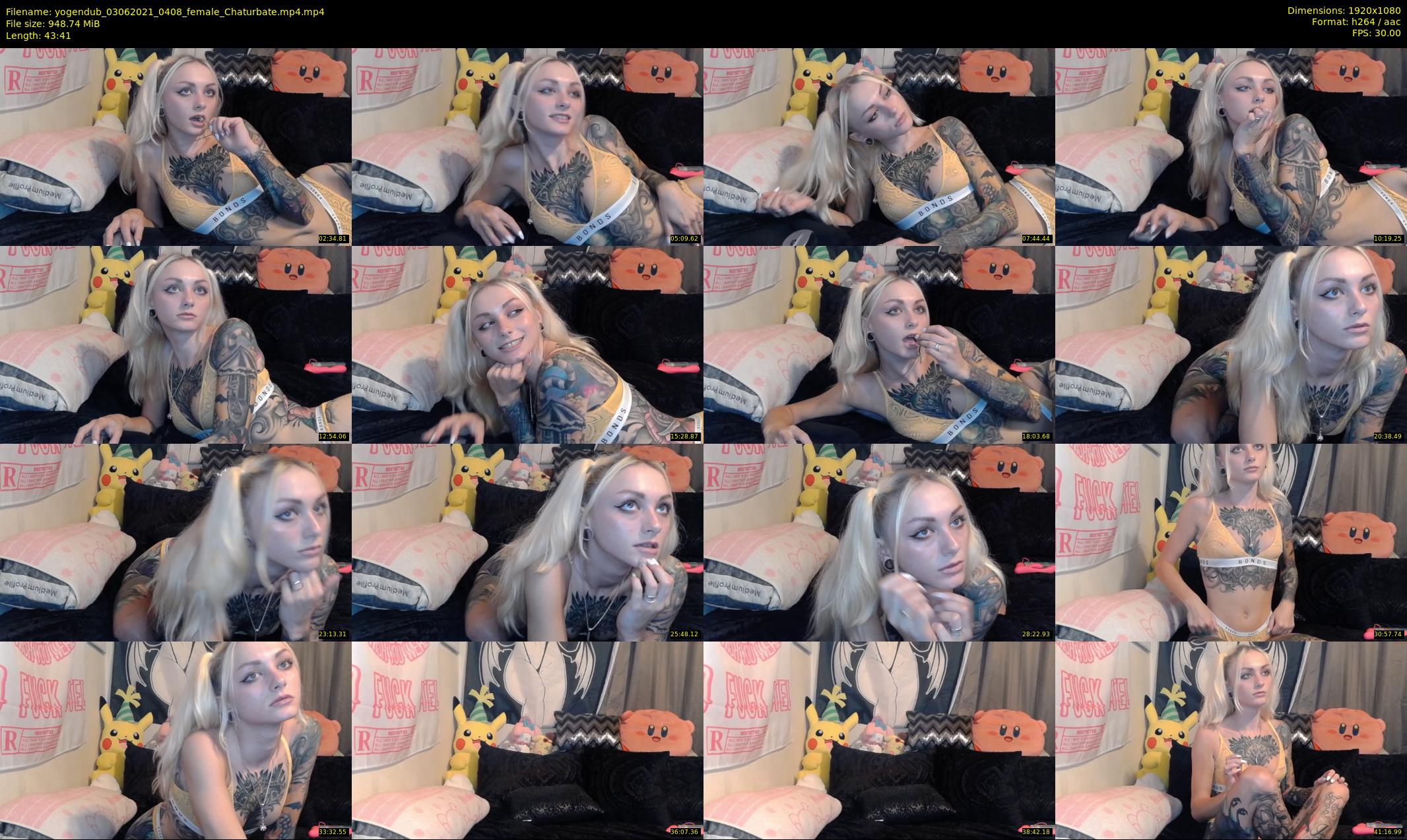 yogendub — 44 minute Chaturbate female cam show recording, 1080p, Jun 3, 2021