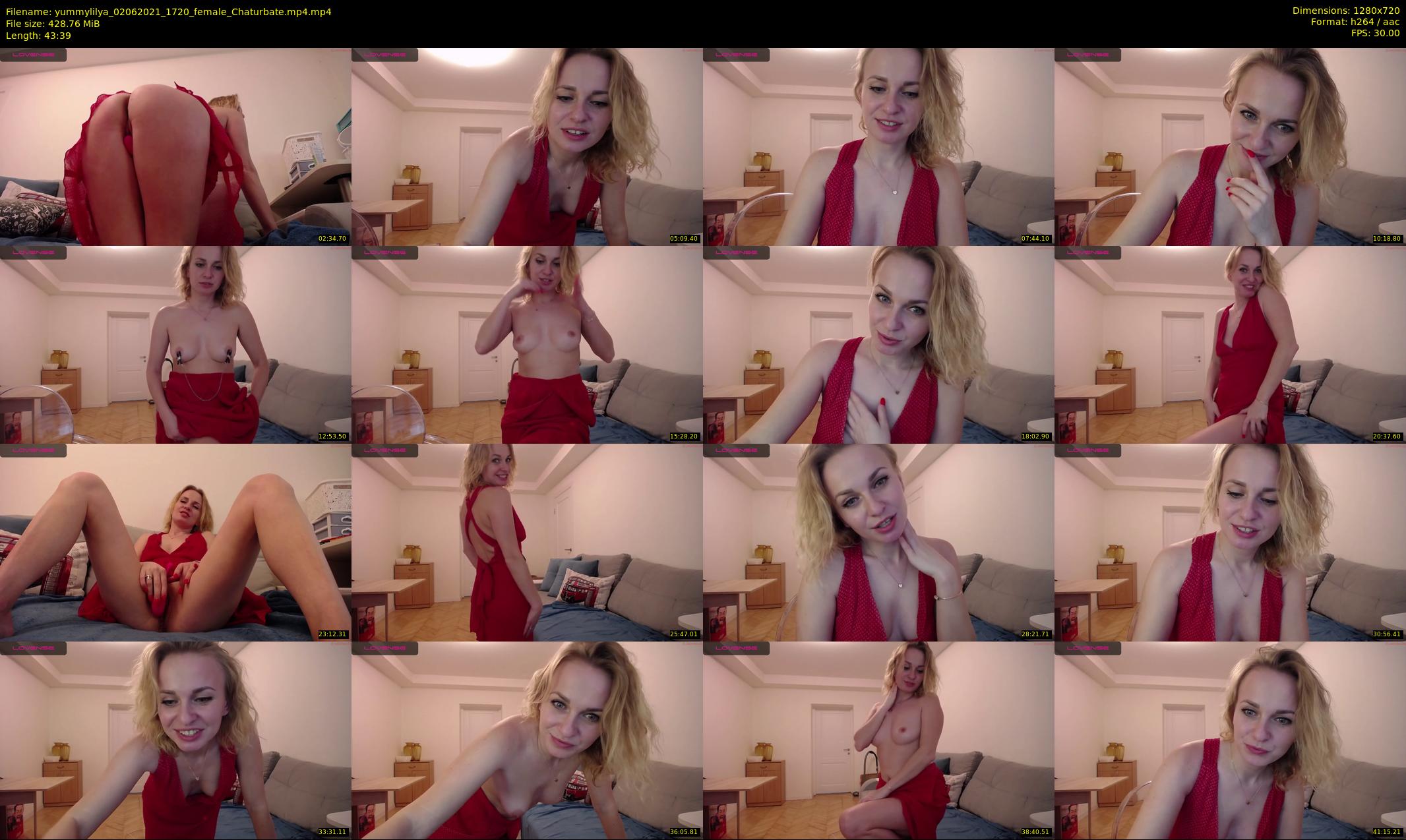 yummylilya — 44 minute Chaturbate female cam show recording, 720p, Jun 2, 2021