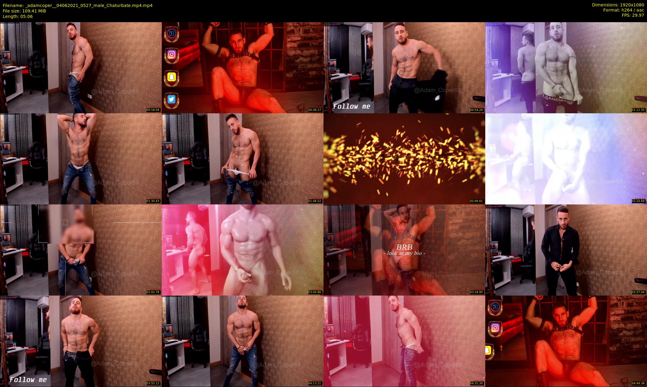 _adamcoper_ — 6 minute Chaturbate male cam show recording, 1080p, Jun 4, 2021