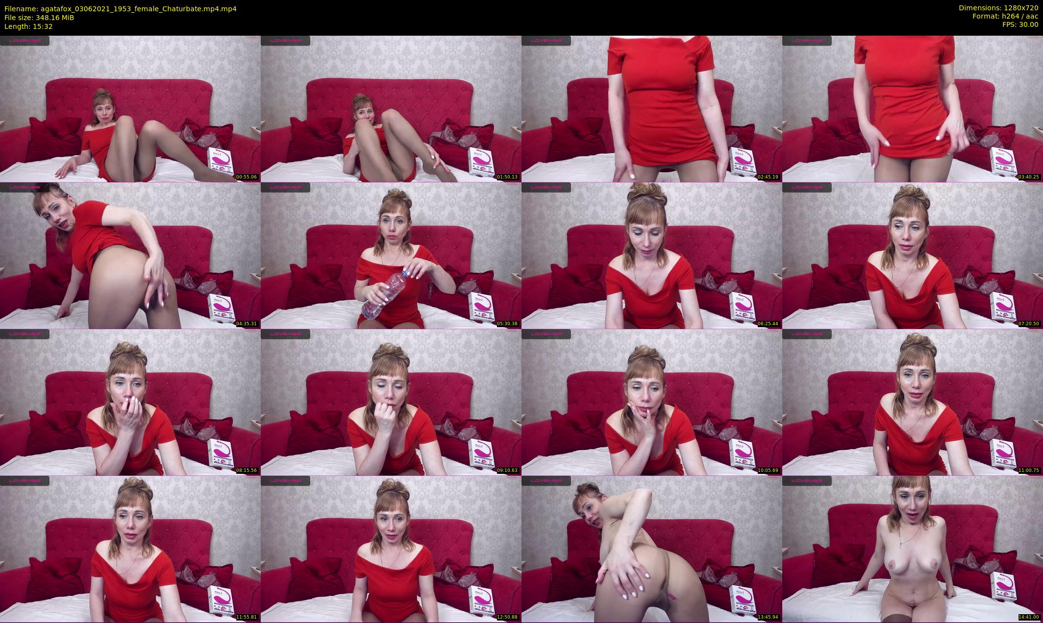 agatafox — 16 minute Chaturbate female cam show recording, 720p, Jun 3, 2021