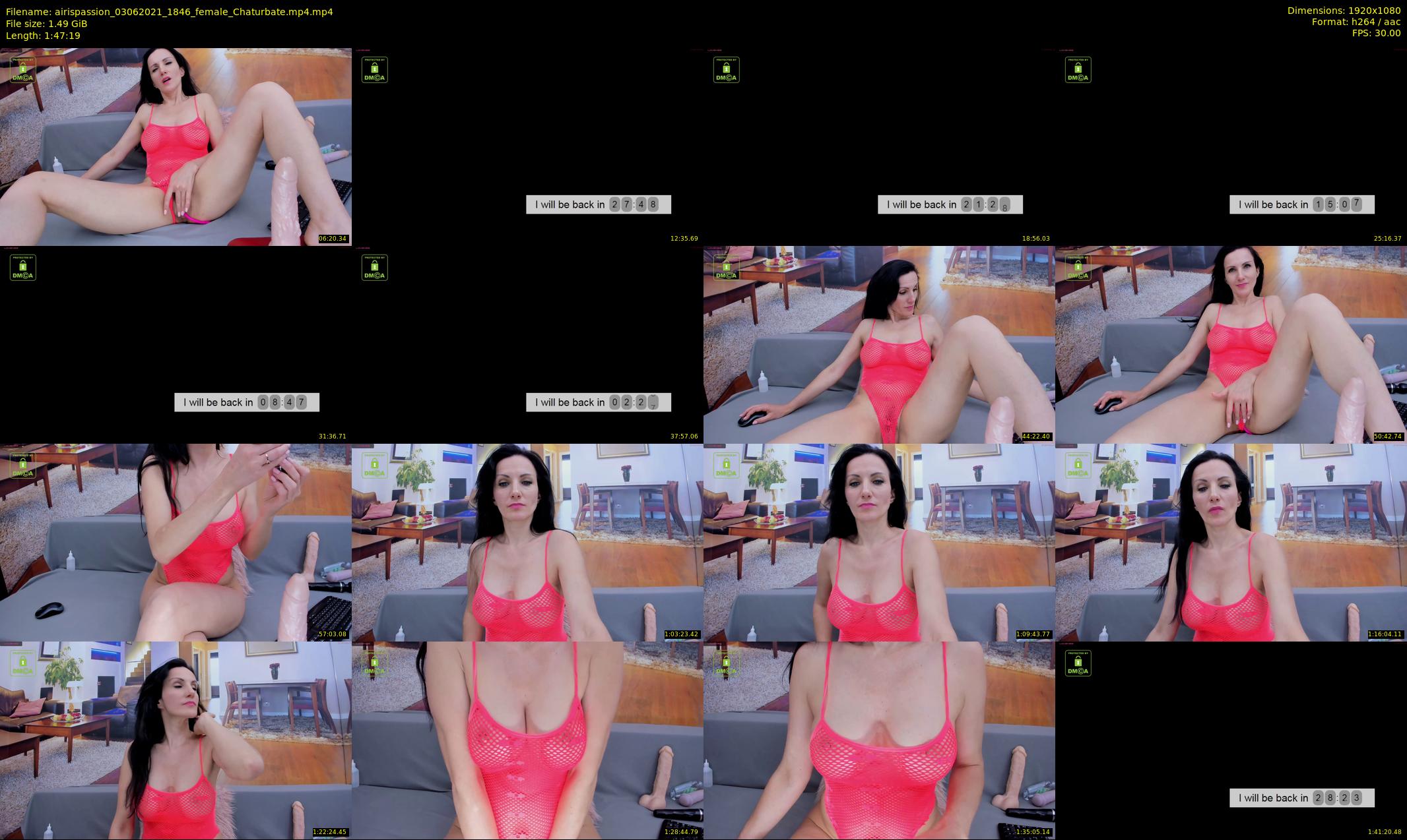 airispassion — 108 minute Chaturbate female cam show recording, 1080p, Jun 3, 2021