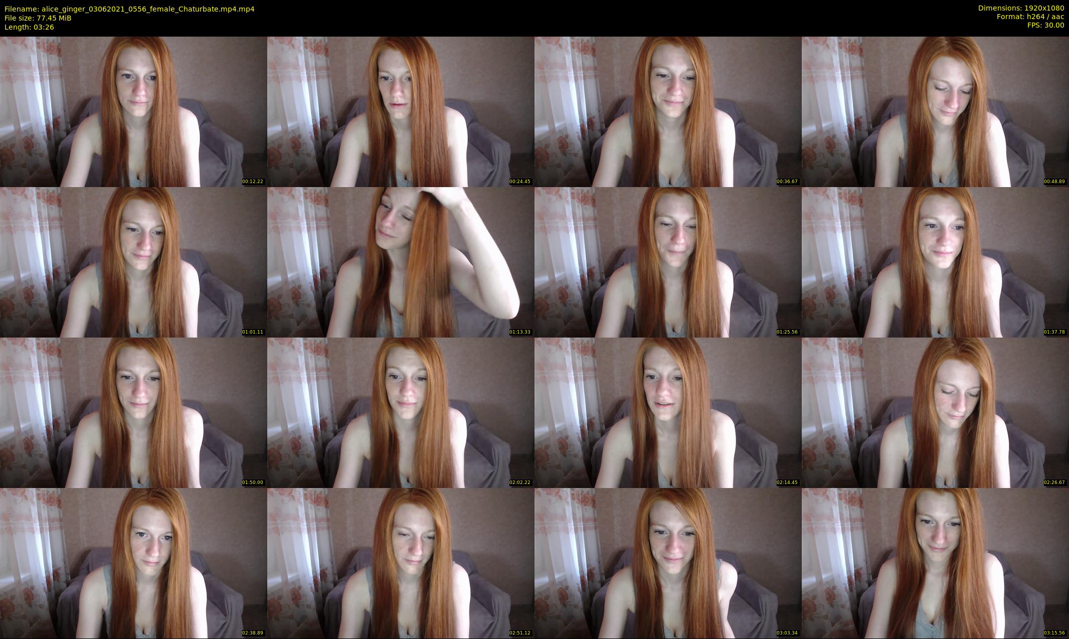 alice_ginger — 4 minute Chaturbate female cam show recording, 1080p, Jun 3, 2021