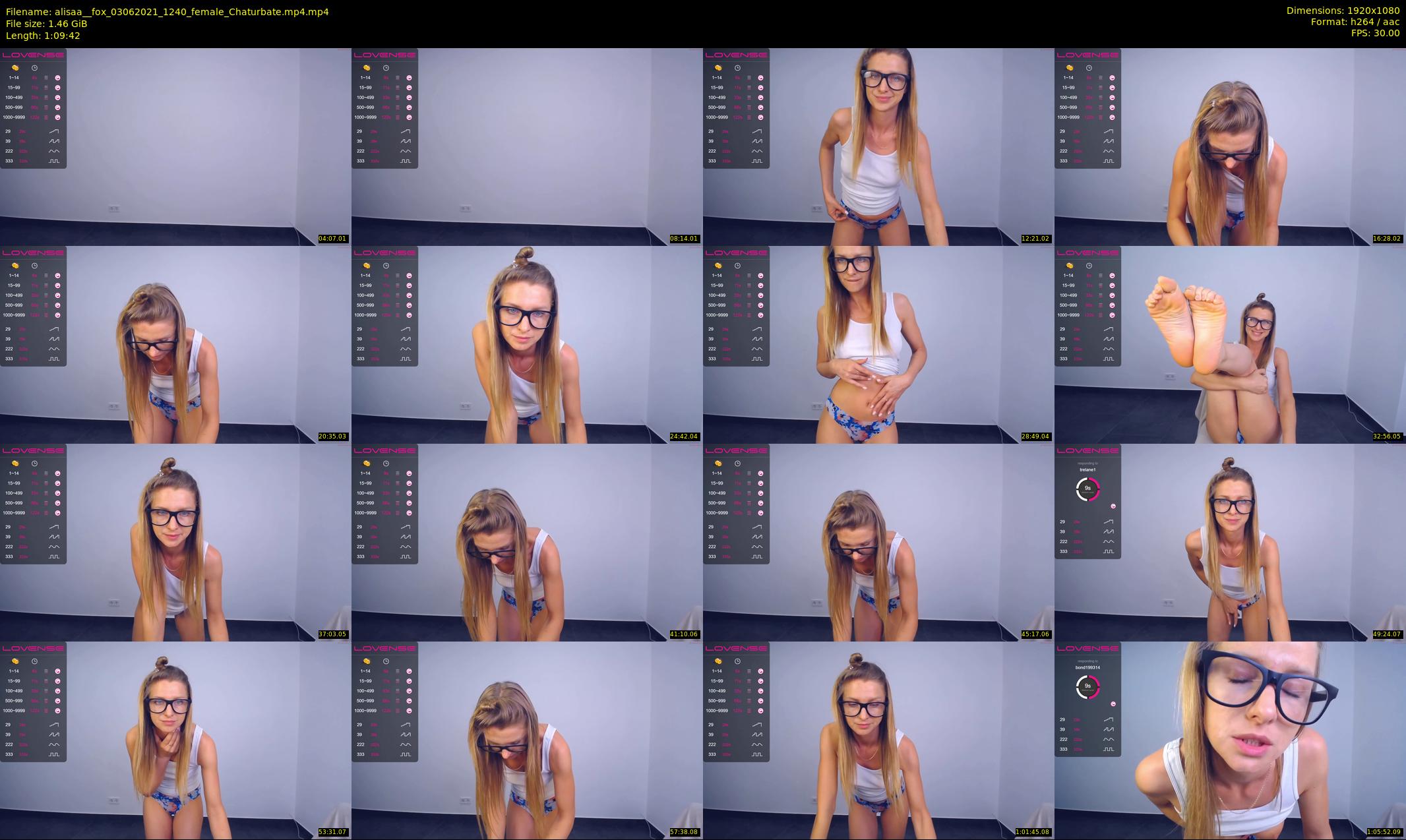alisaa__fox — 70 minute Chaturbate female cam show recording, 1080p, Jun 3, 2021