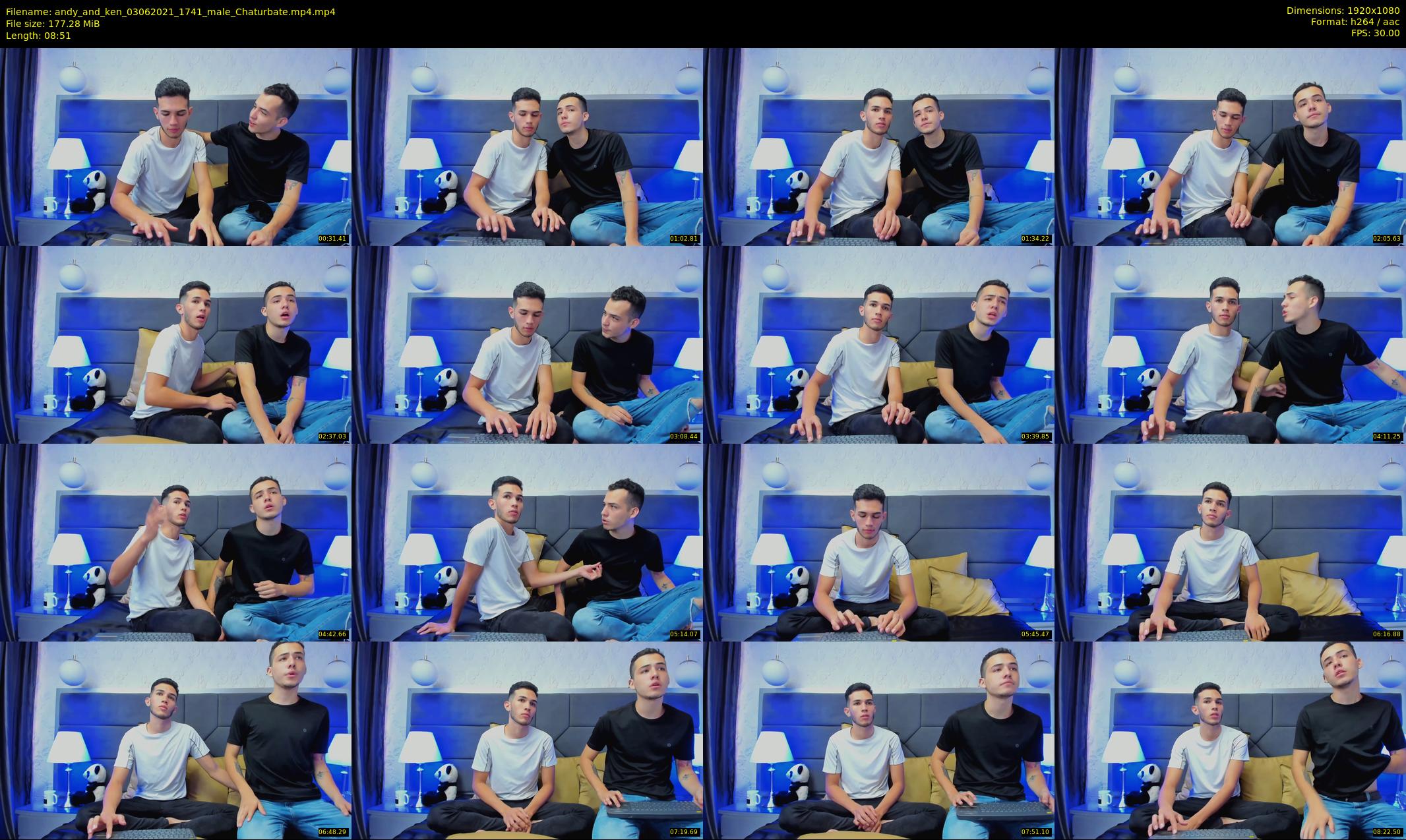 andy_and_ken — 9 minute Chaturbate male cam show recording, 1080p, Jun 3, 2021