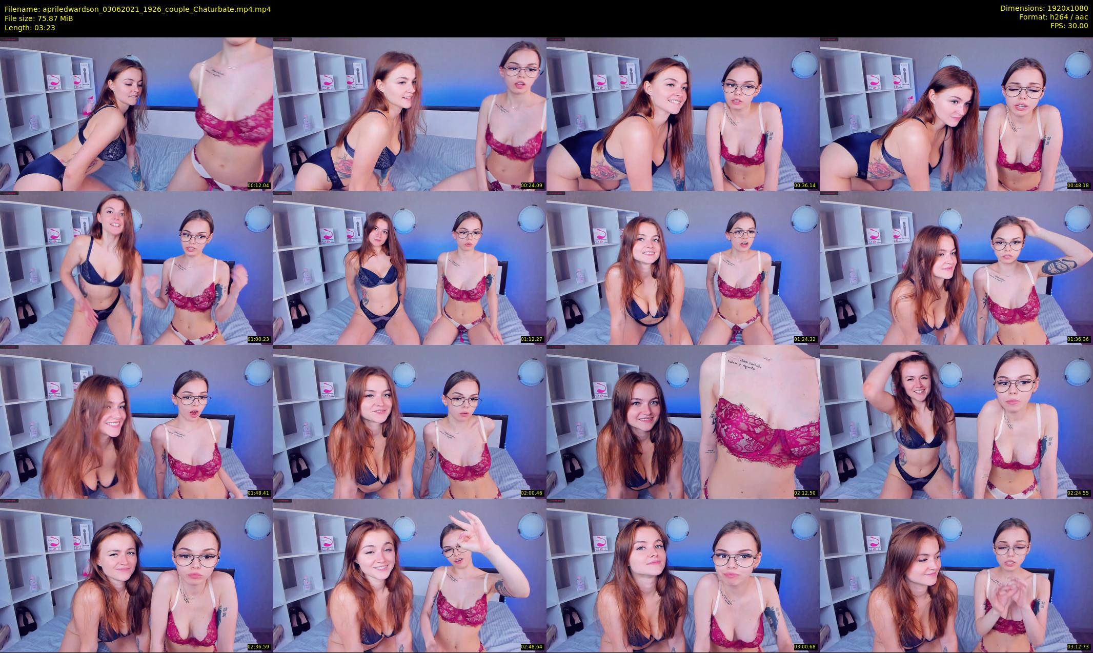 apriledwardson — 4 minute Chaturbate couple cam show recording, 1080p, Jun 3, 2021