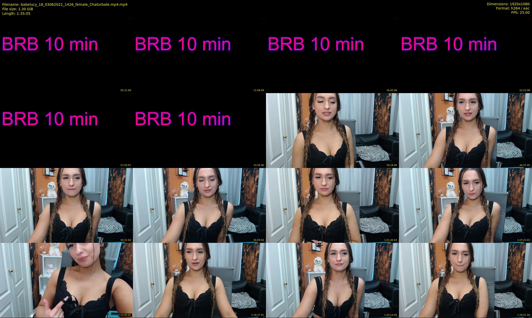 babelucy_18 — 96 minute Chaturbate female cam show recording, 1080p, Jun 3, 2021