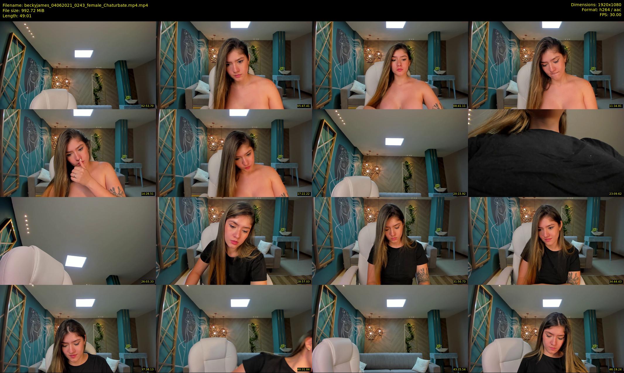 beckyjames — 50 minute Chaturbate female cam show recording, 1080p, Jun 4, 2021