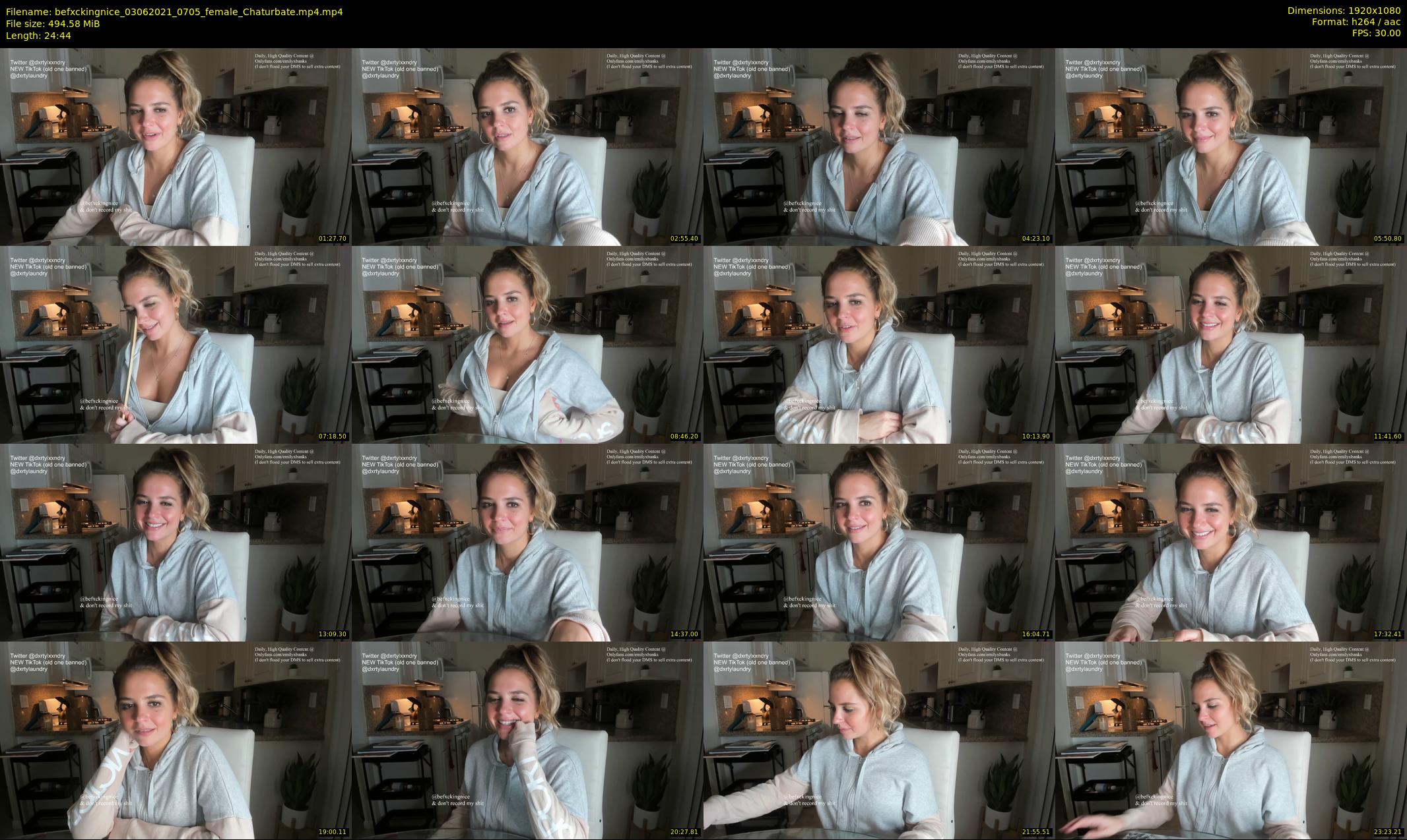 befxckingnice — 25 minute Chaturbate female cam show recording, 1080p, Jun 3, 2021
