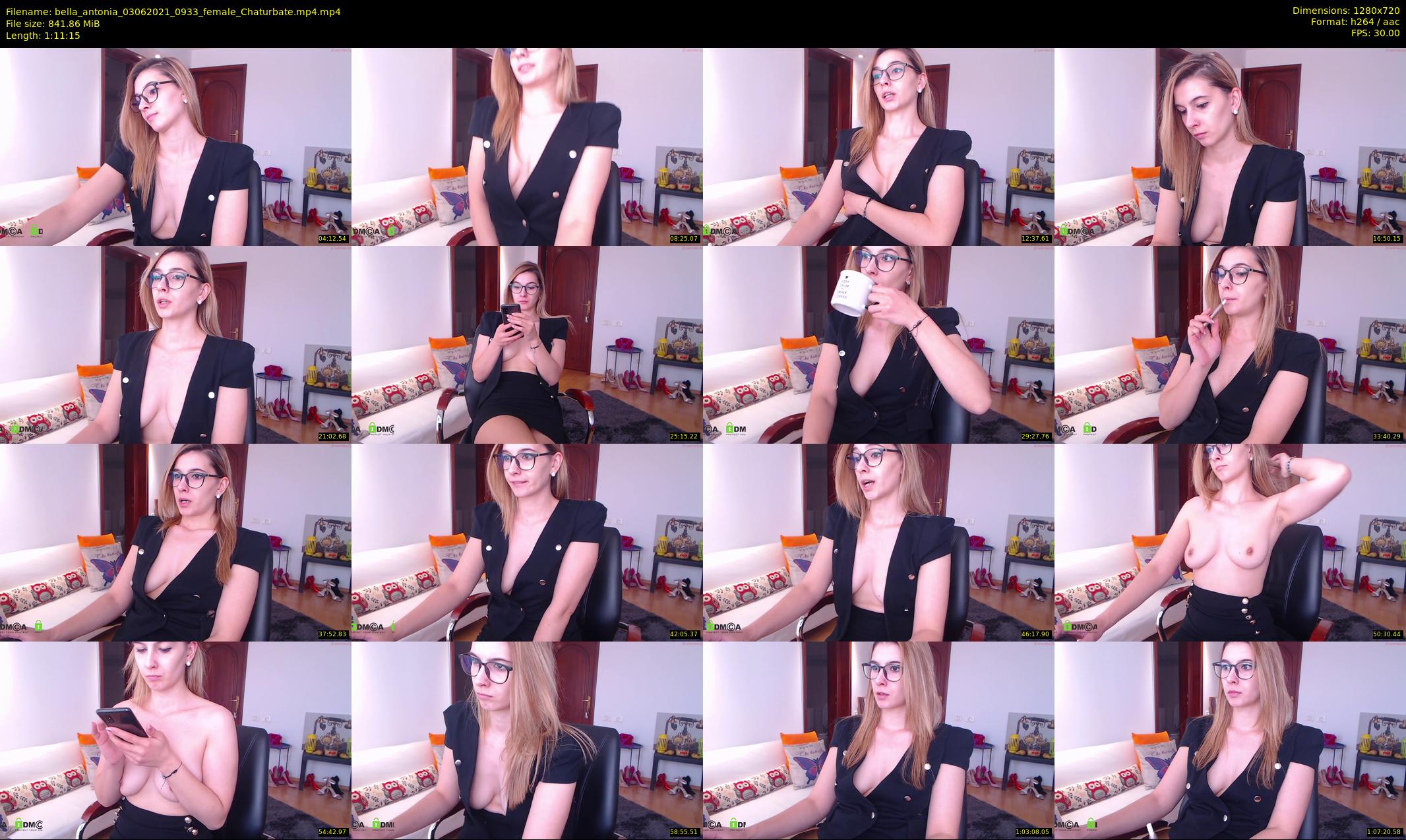 bella_antonia — 72 minute Chaturbate female cam show recording, 720p, Jun 3, 2021