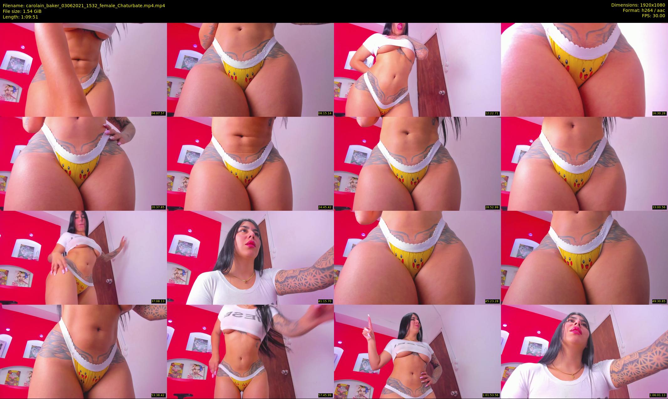 carolain_baker — 70 minute Chaturbate female cam show recording, 1080p, Jun 3, 2021