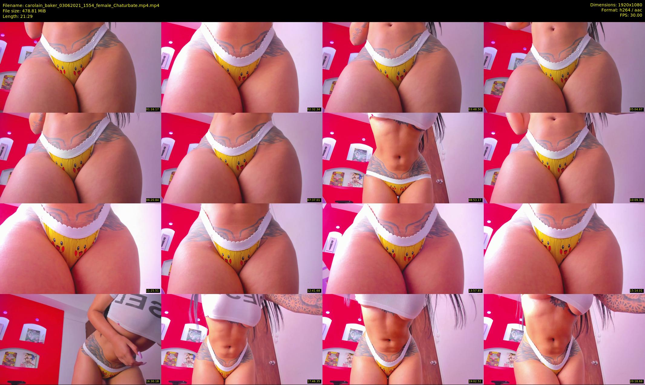 carolain_baker — 22 minute Chaturbate female cam show recording, 1080p, Jun 3, 2021