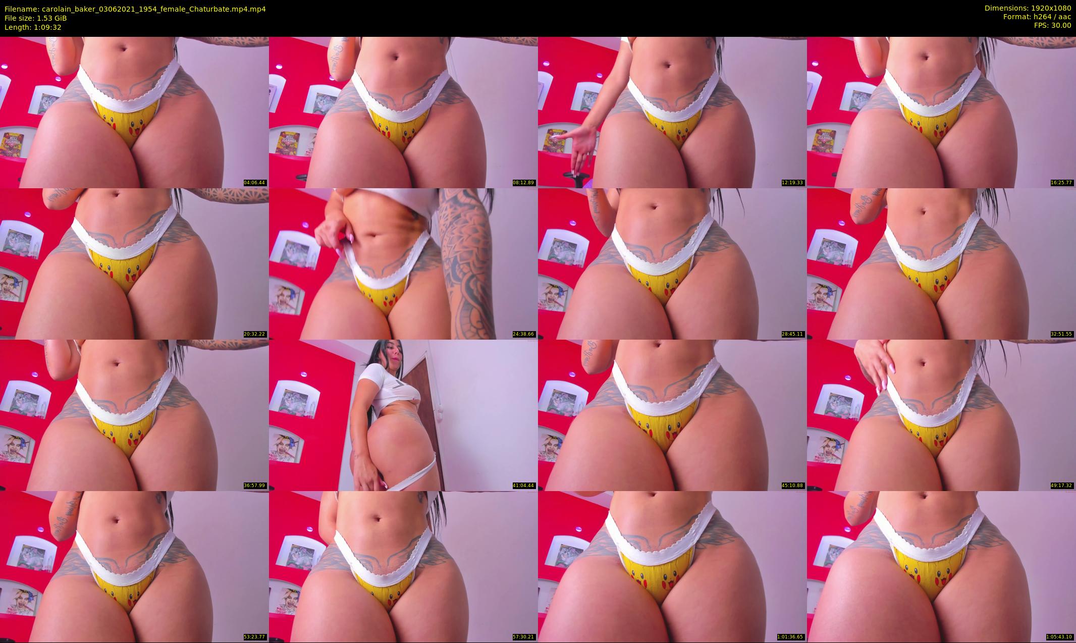 carolain_baker — 70 minute Chaturbate female cam show recording, 1080p, Jun 3, 2021