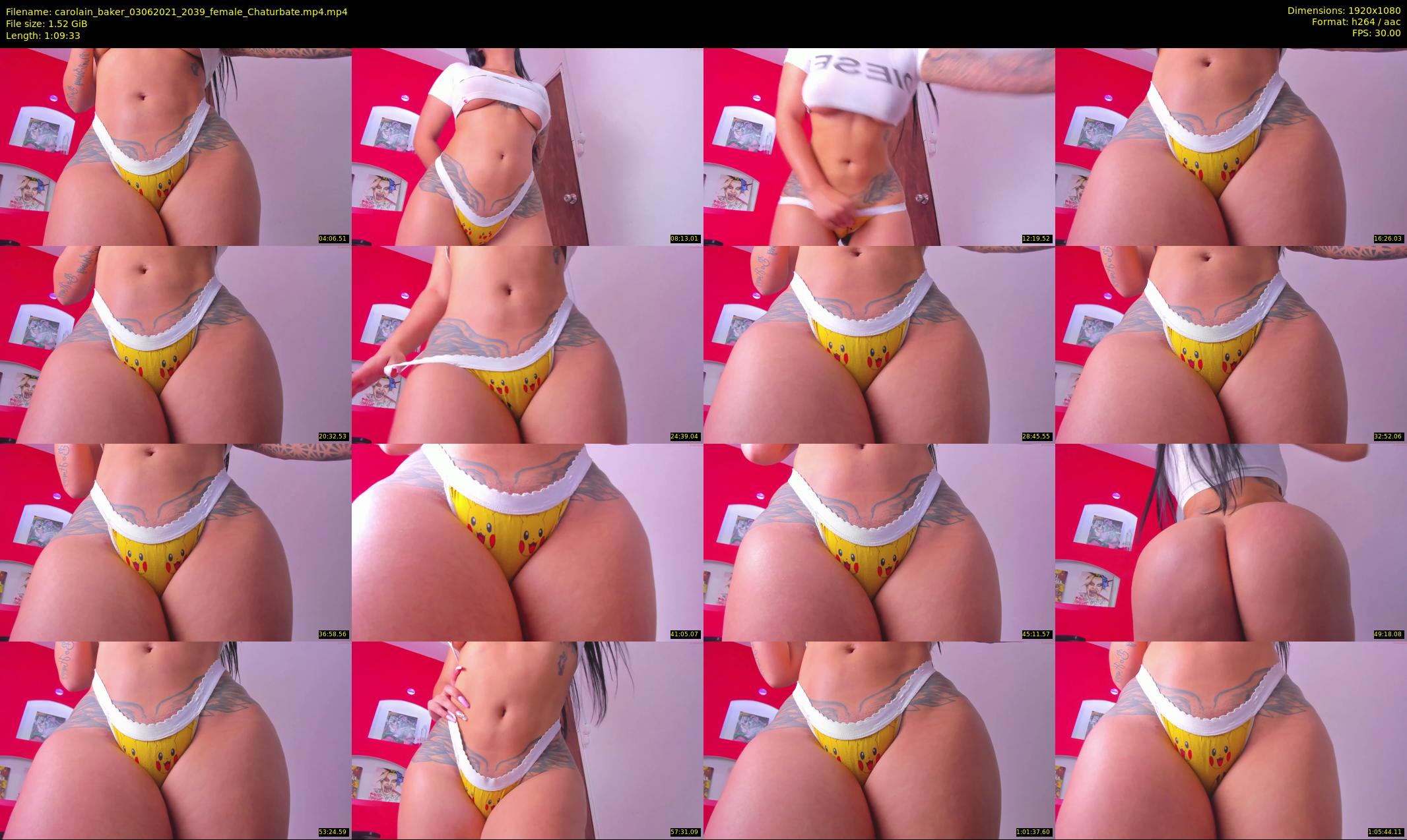 carolain_baker — 70 minute Chaturbate female cam show recording, 1080p, Jun 3, 2021