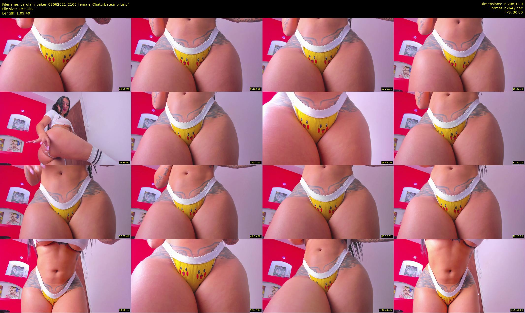 carolain_baker — 70 minute Chaturbate female cam show recording, 1080p, Jun 3, 2021