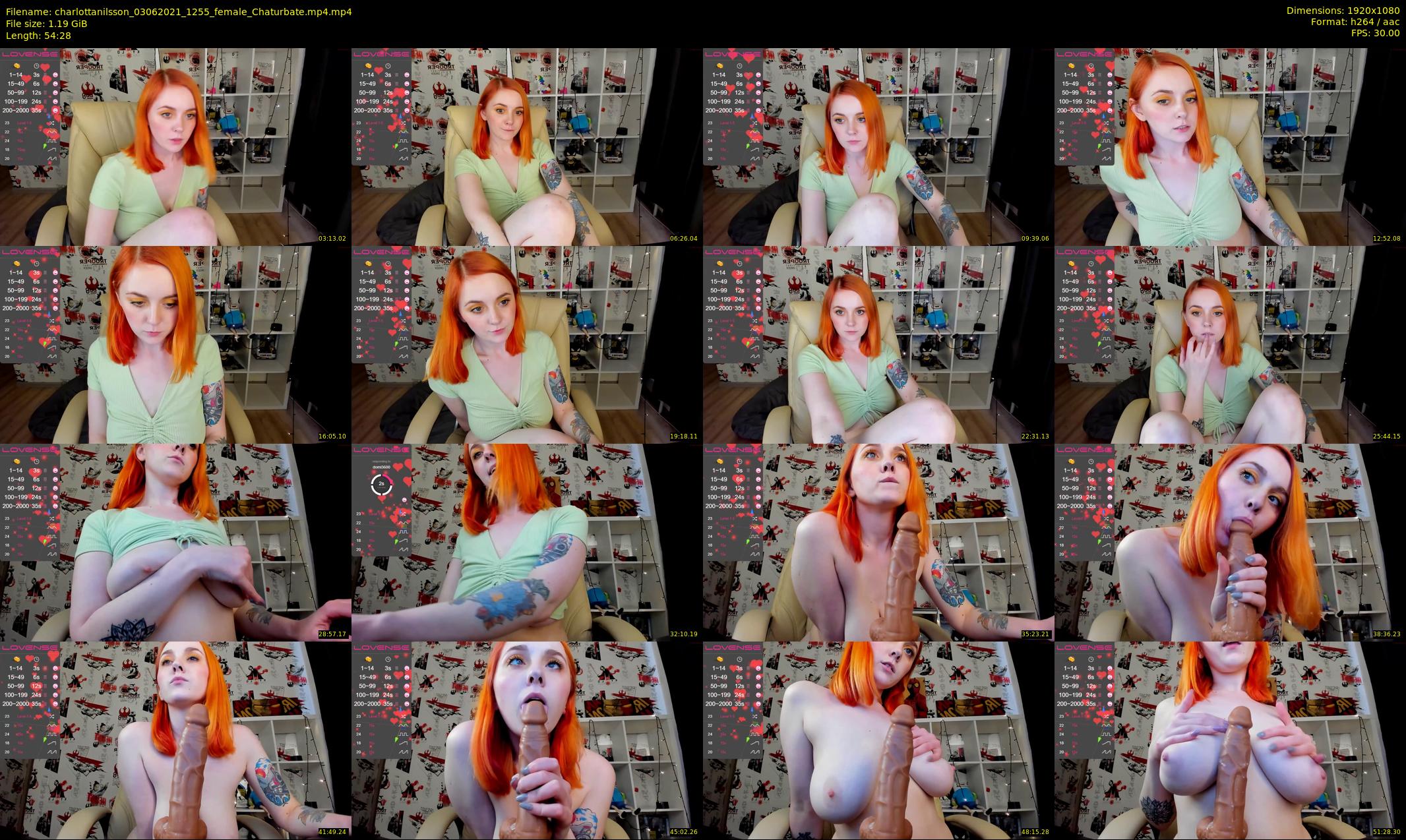 charlottanilsson — 55 minute Chaturbate female cam show recording, 1080p, Jun 3, 2021