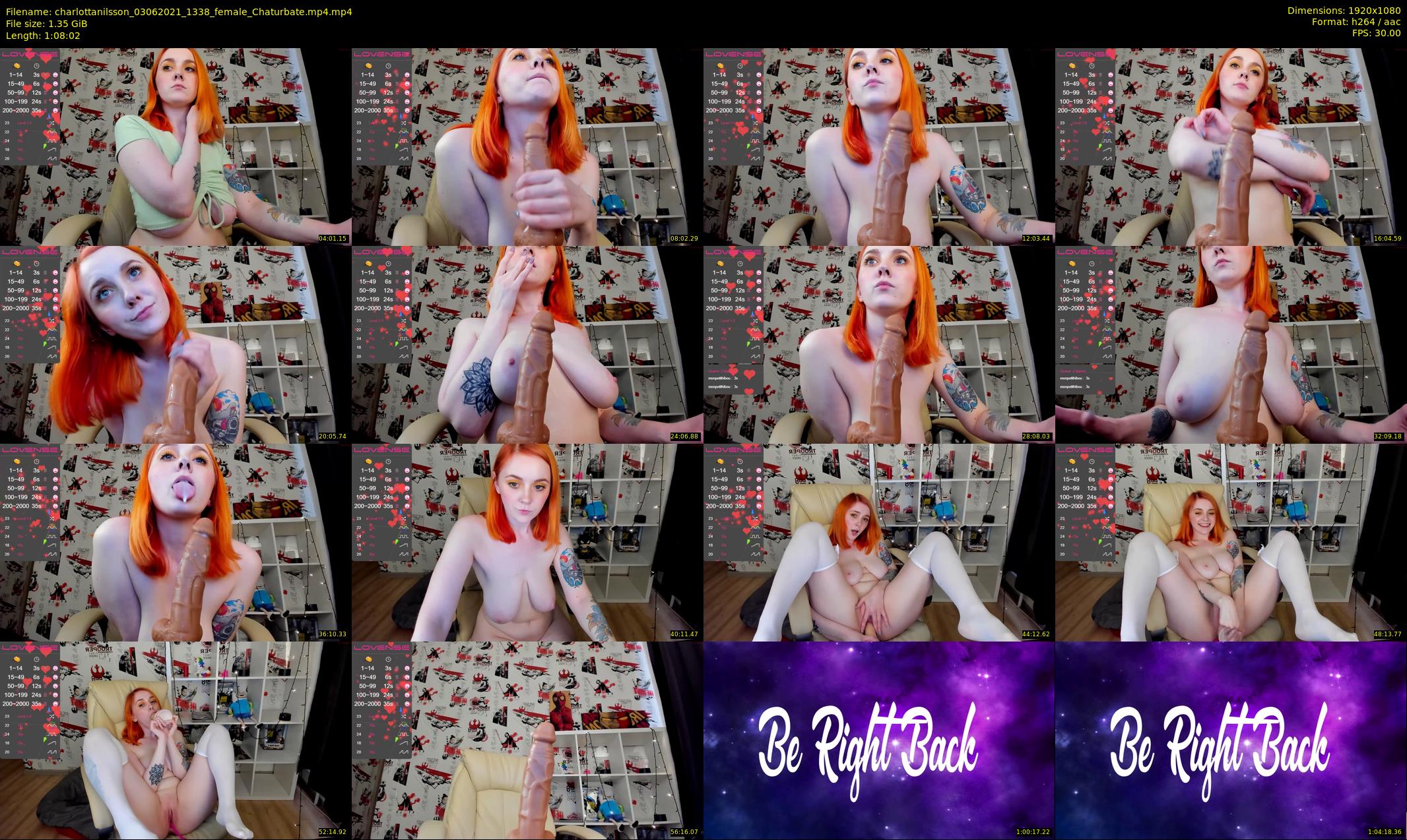 charlottanilsson — 69 minute Chaturbate female cam show recording, 1080p, Jun 3, 2021