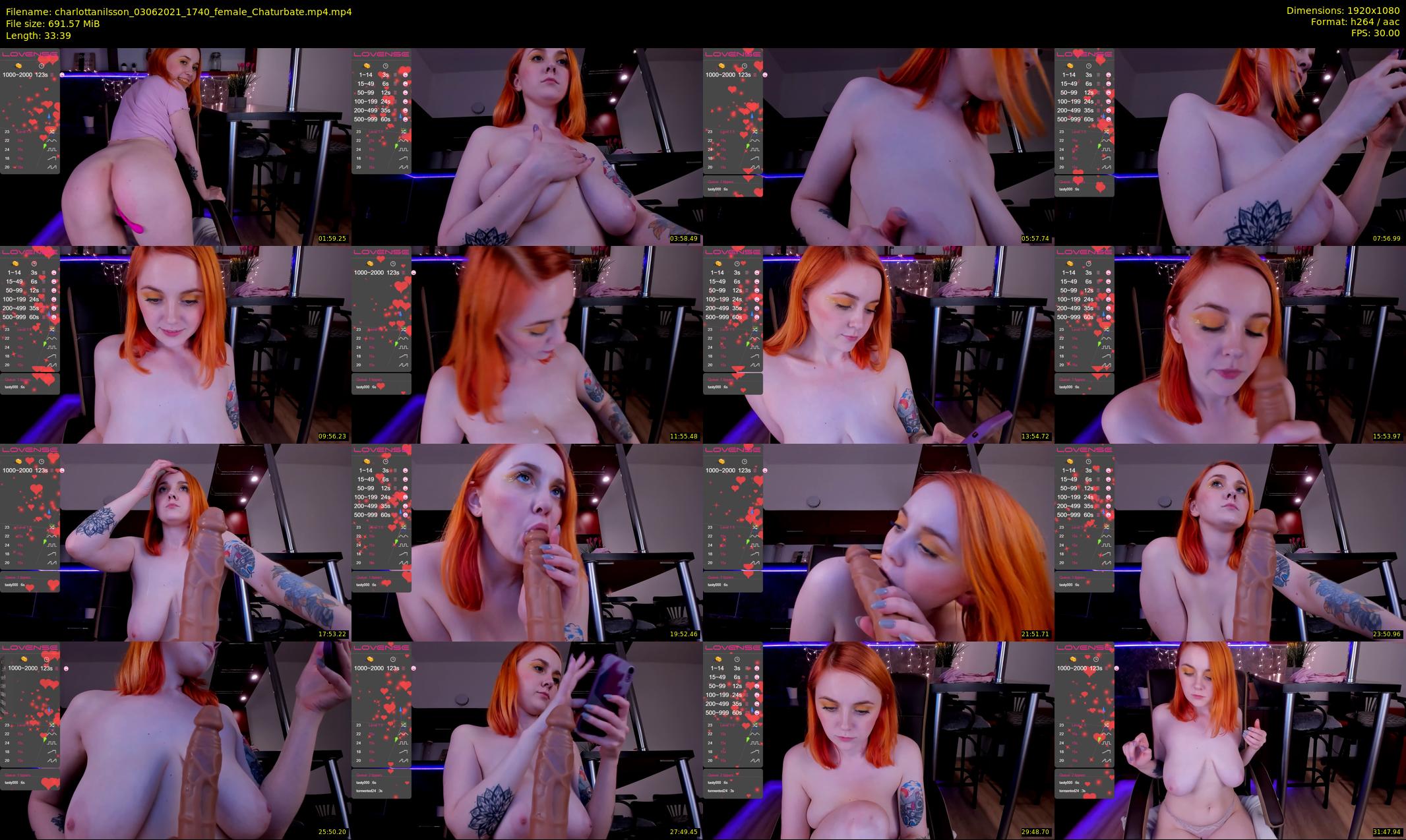 charlottanilsson — 34 minute Chaturbate female cam show recording, 1080p, Jun 3, 2021