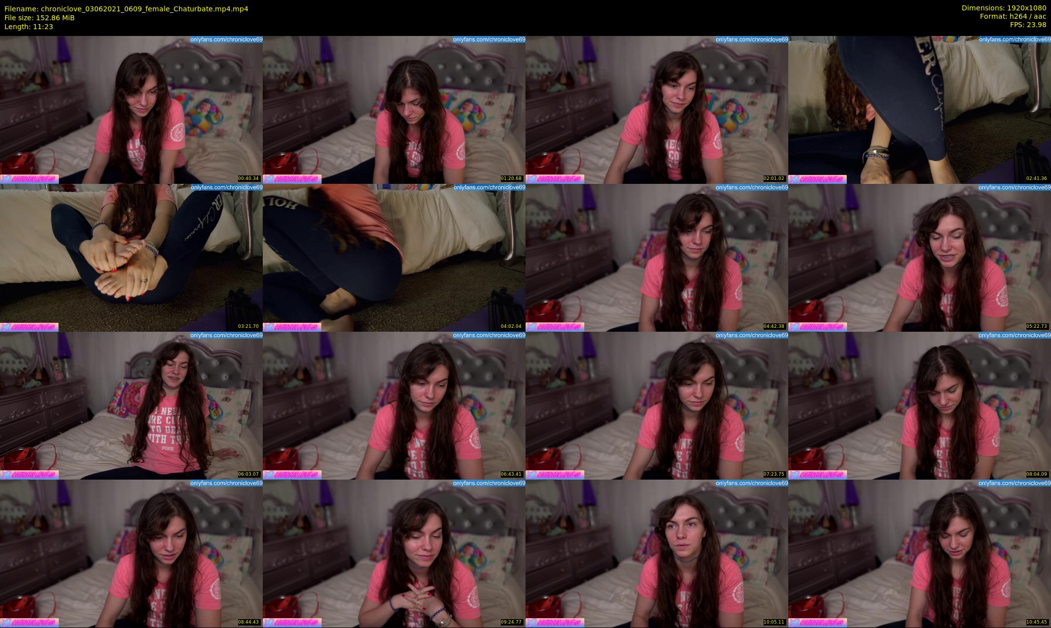 chroniclove — 12 minute Chaturbate female cam show recording, 1080p, Jun 3, 2021