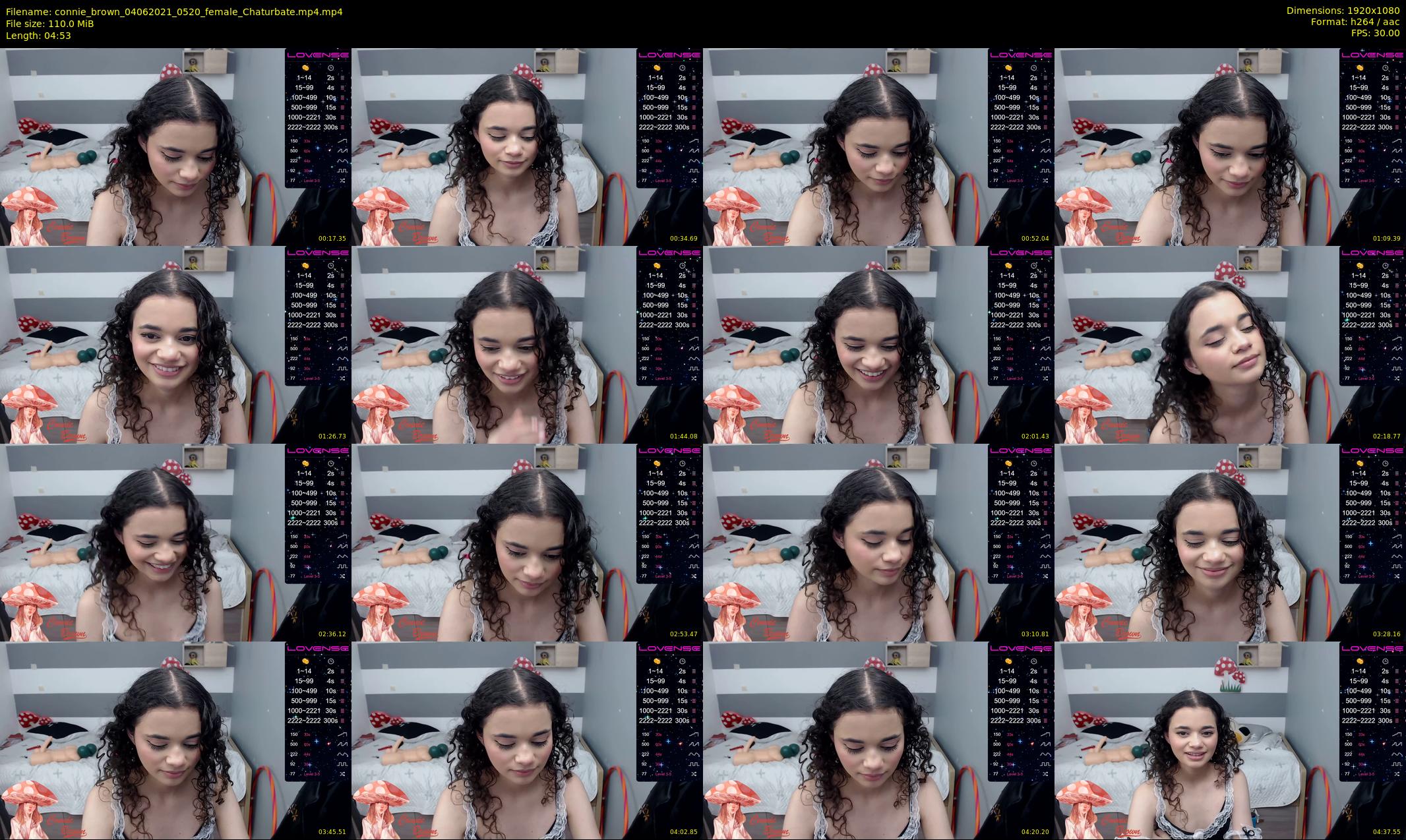 connie_brown — 5 minute Chaturbate female cam show recording, 1080p, Jun 4, 2021