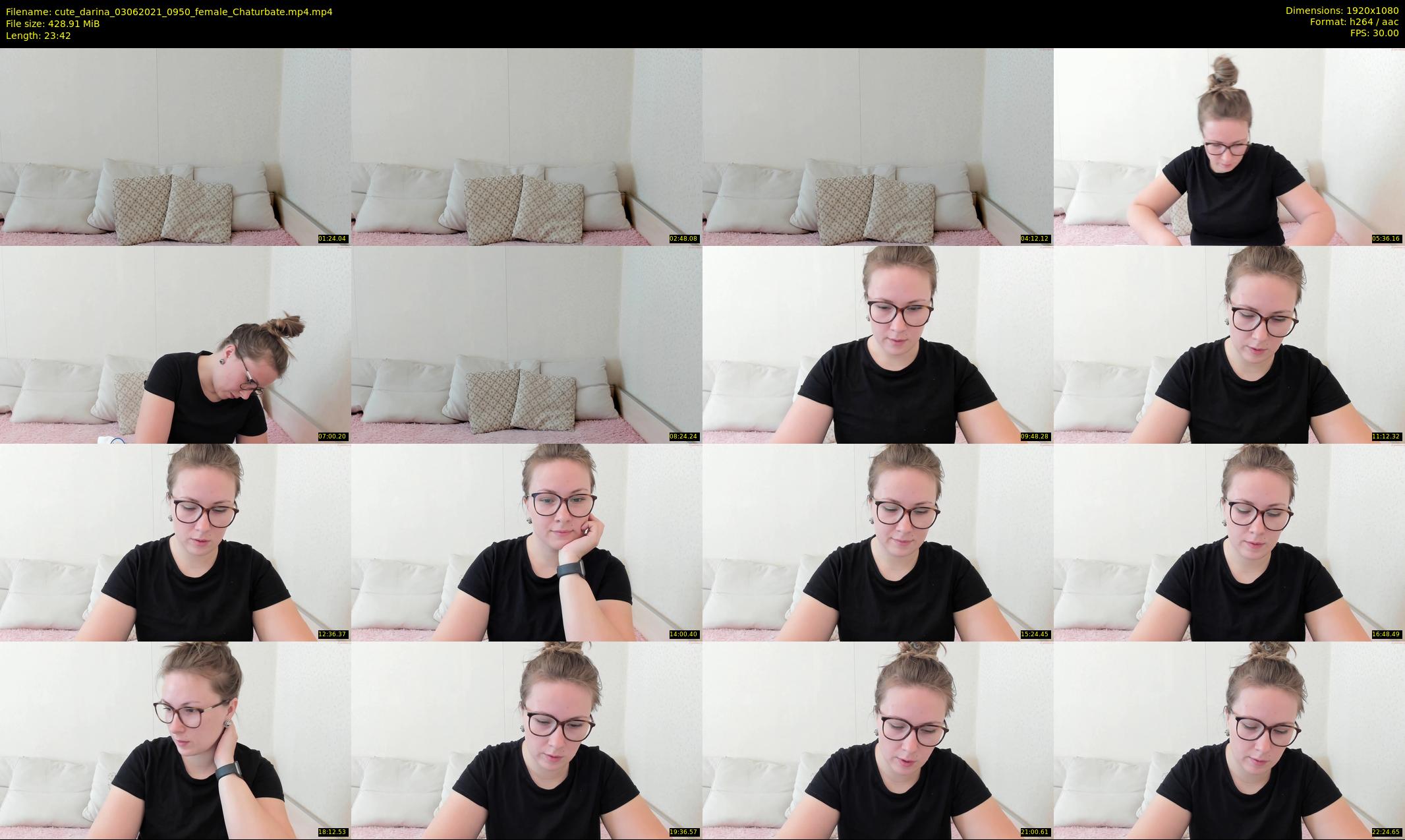 cute_darina — 24 minute Chaturbate female cam show recording, 1080p, Jun 3, 2021
