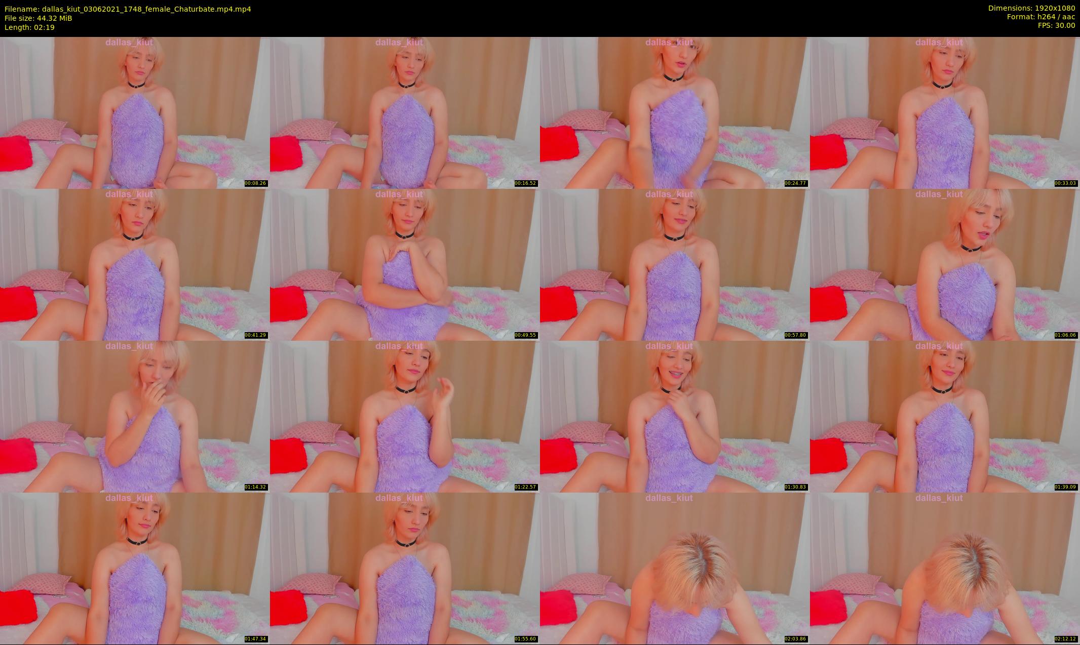 dallas_kiut — 3 minute Chaturbate female cam show recording, 1080p, Jun 3, 2021