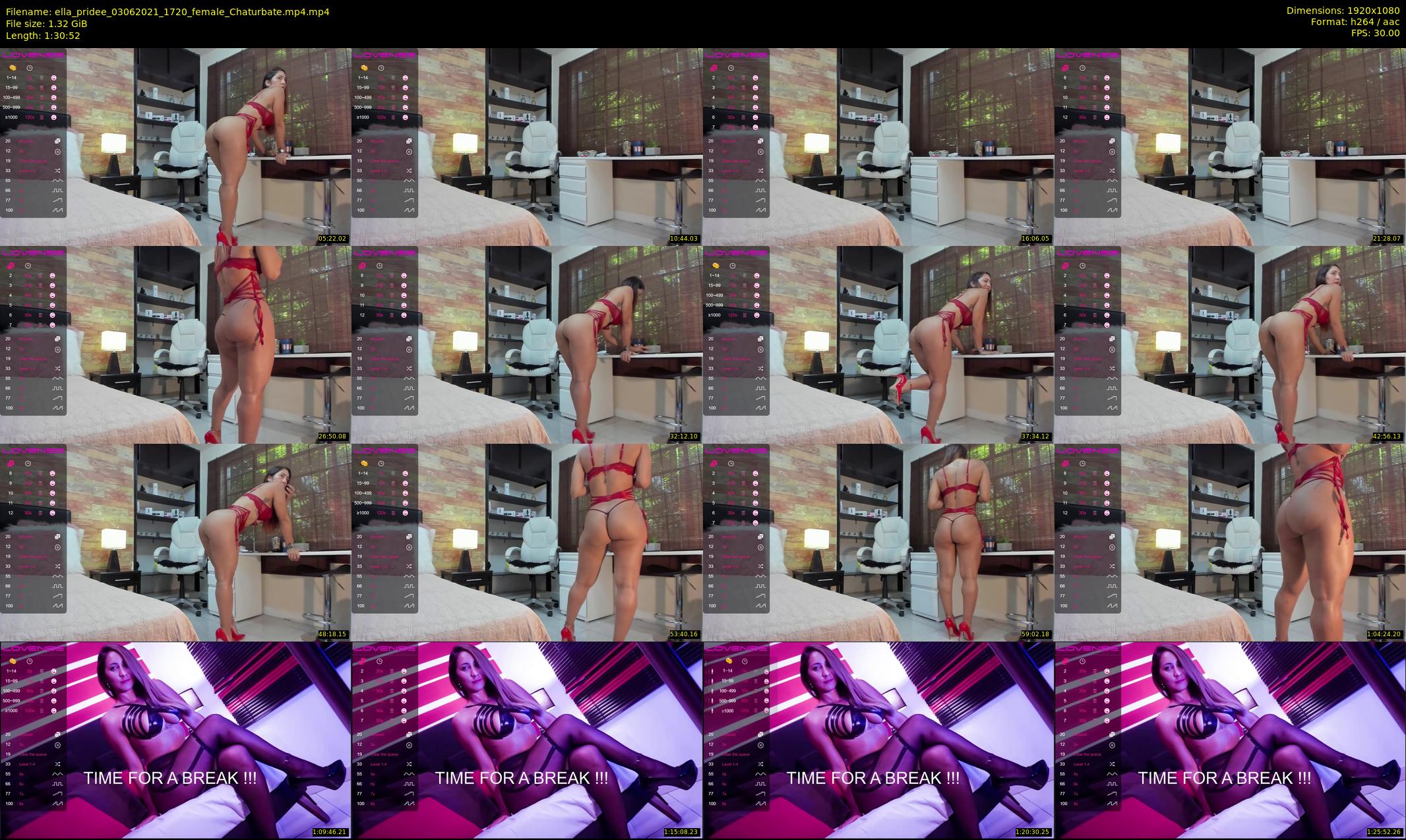 ella_pridee — 91 minute Chaturbate female cam show recording, 1080p, Jun 3, 2021