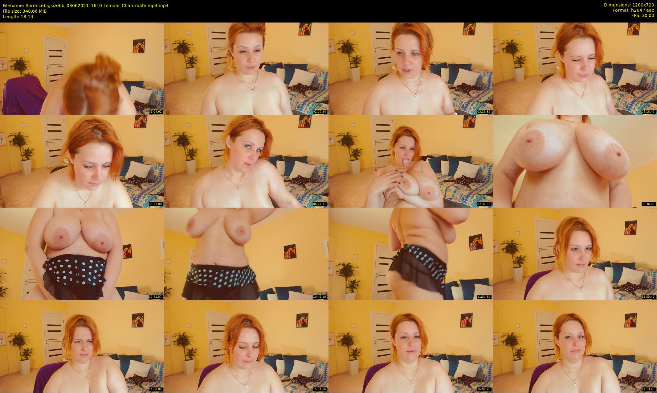florencebigsizebb — 19 minute Chaturbate female cam show recording, 720p, Jun 3, 2021