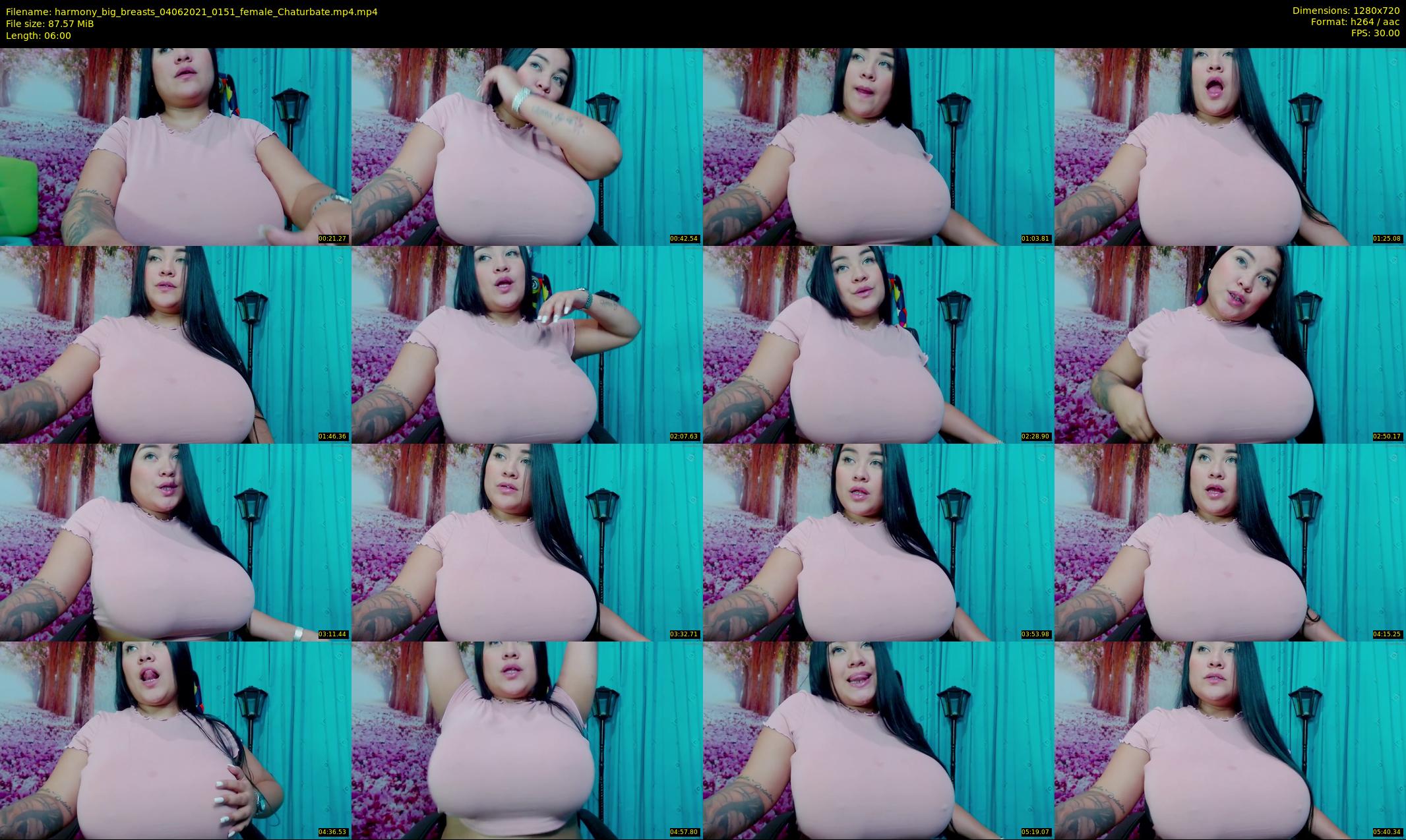 harmony_big_breasts — 6 minute Chaturbate female cam show recording, 720p, Jun 4, 2021