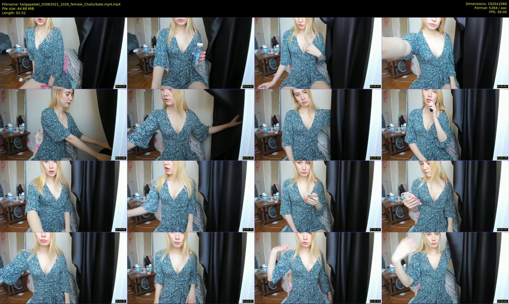 helgapataki — 3 minute Chaturbate female cam show recording, 1080p, Jun 3, 2021