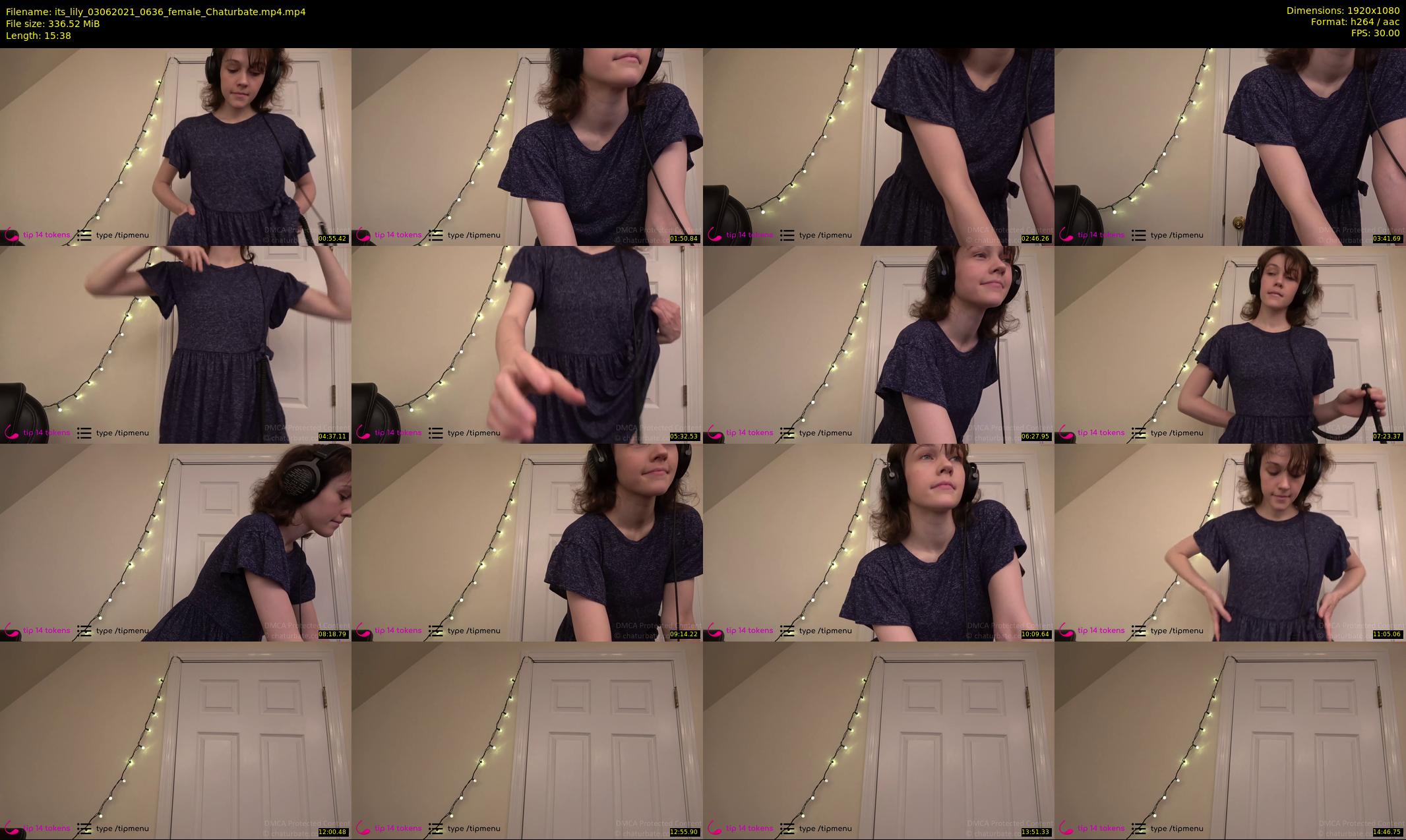 its_lily — 16 minute Chaturbate female cam show recording, 1080p, Jun 3, 2021