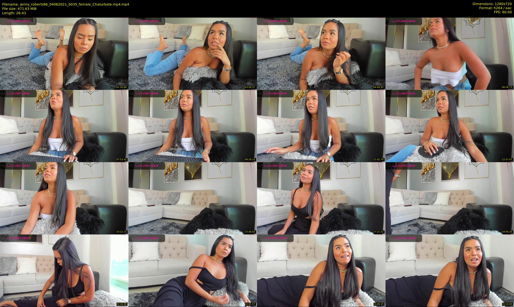 jenny_roberts96 — 27 minute Chaturbate female cam show recording, 720p, Jun 4, 2021