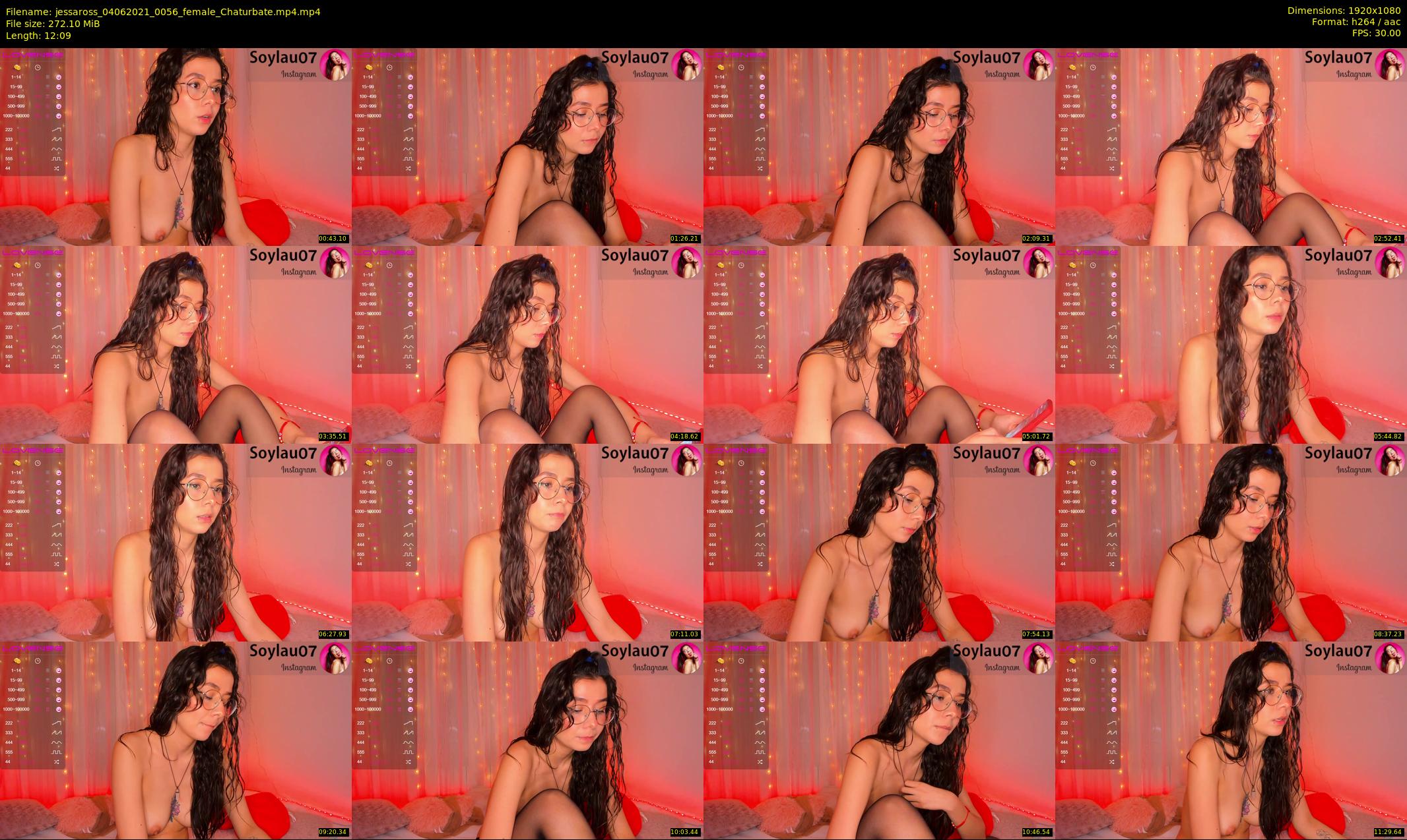 jessaross — 13 minute Chaturbate female cam show recording, 1080p, Jun 4, 2021