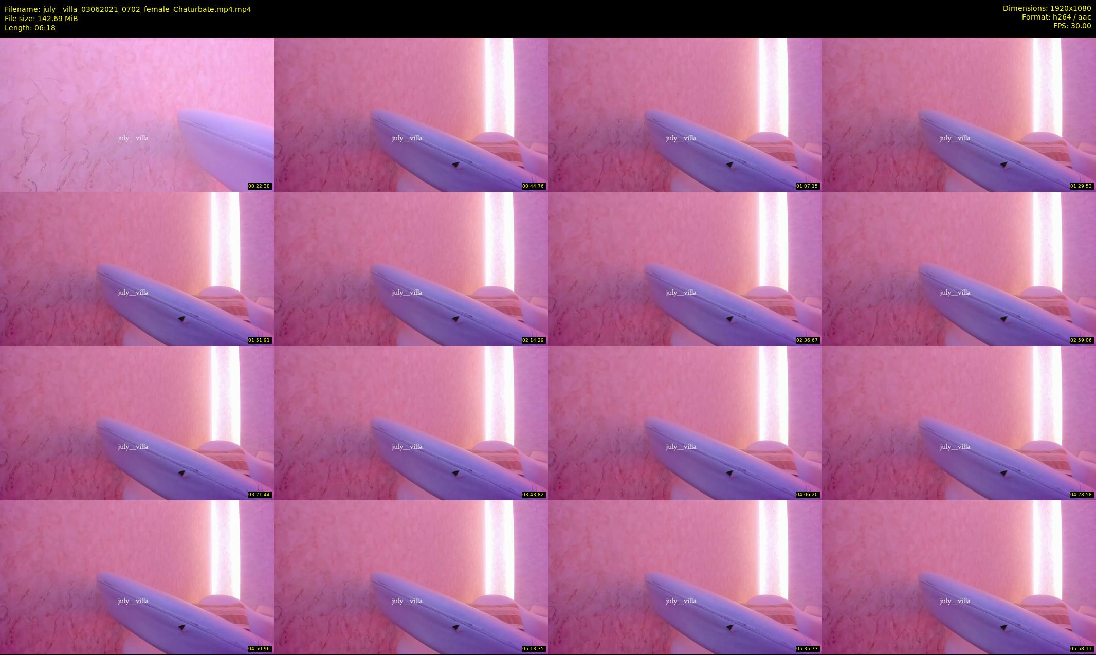 july__villa — 7 minute Chaturbate female cam show recording, 1080p, Jun 3, 2021