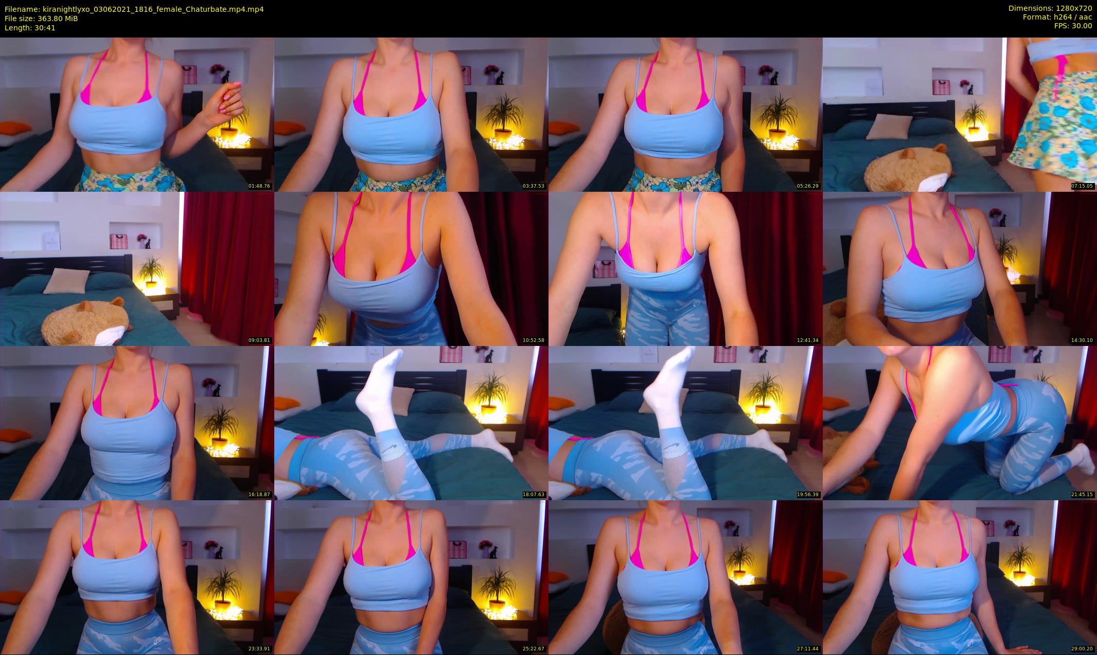 kiranightlyxo — 31 minute Chaturbate female cam show recording, 720p, Jun 3, 2021