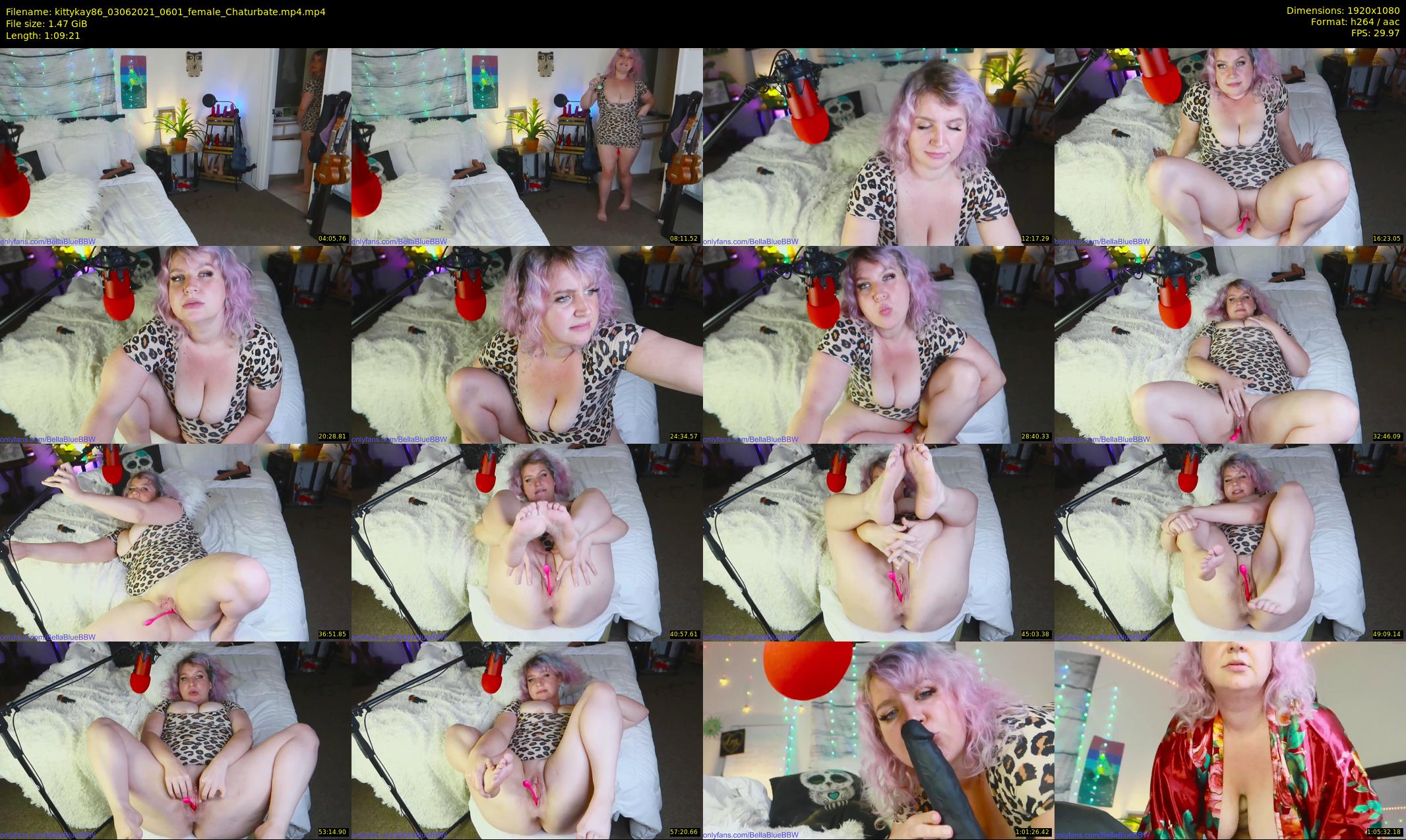 kittykay86 — 70 minute Chaturbate female cam show recording, 1080p, Jun 3, 2021