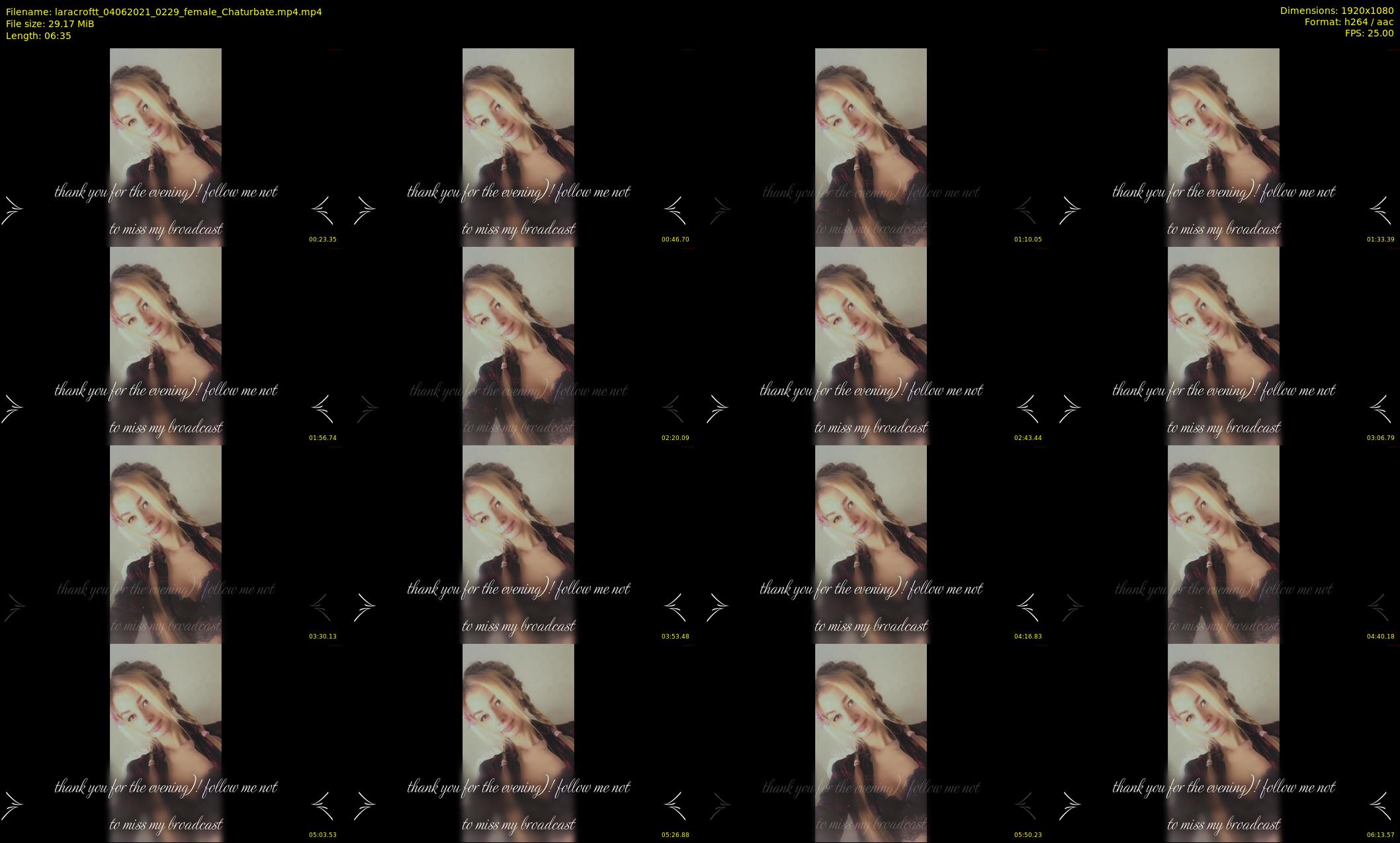 laracroftt — 7 minute Chaturbate female cam show recording, 1080p, Jun 4, 2021