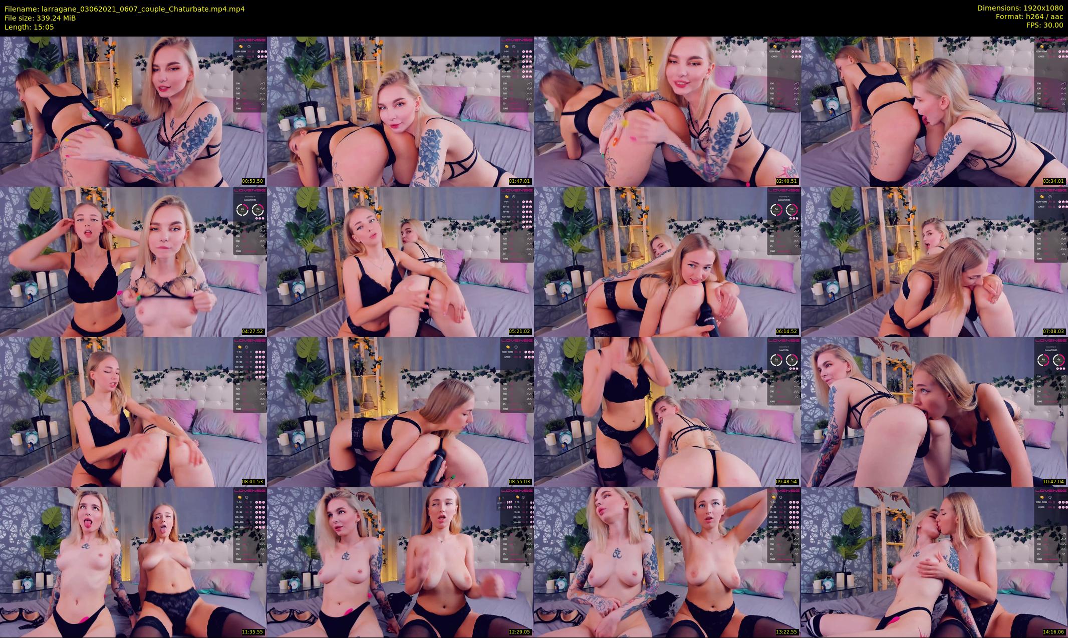larragane — 16 minute Chaturbate couple cam show recording, 1080p, Jun 3, 2021