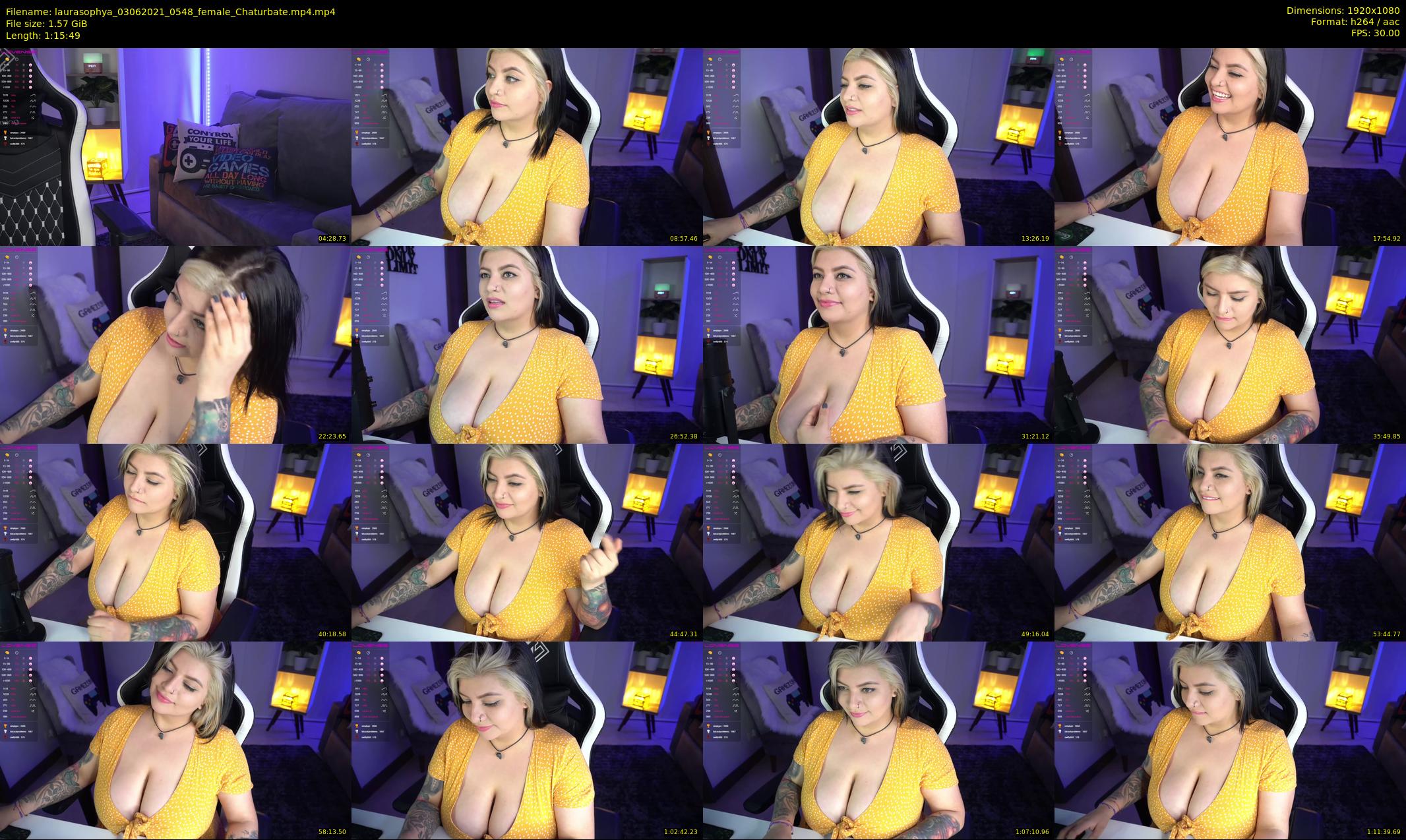 laurasophya — 76 minute Chaturbate female cam show recording, 1080p, Jun 3, 2021