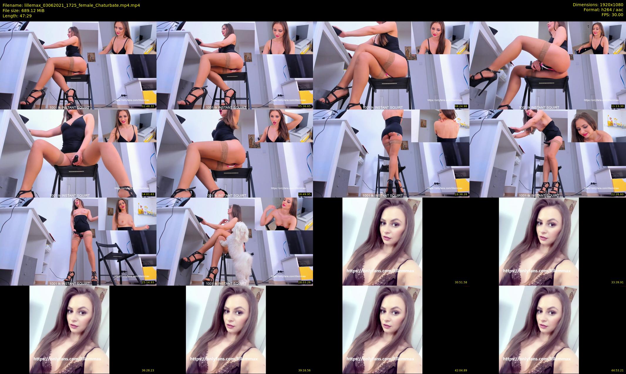 lillemax — 48 minute Chaturbate female cam show recording, 1080p, Jun 3, 2021