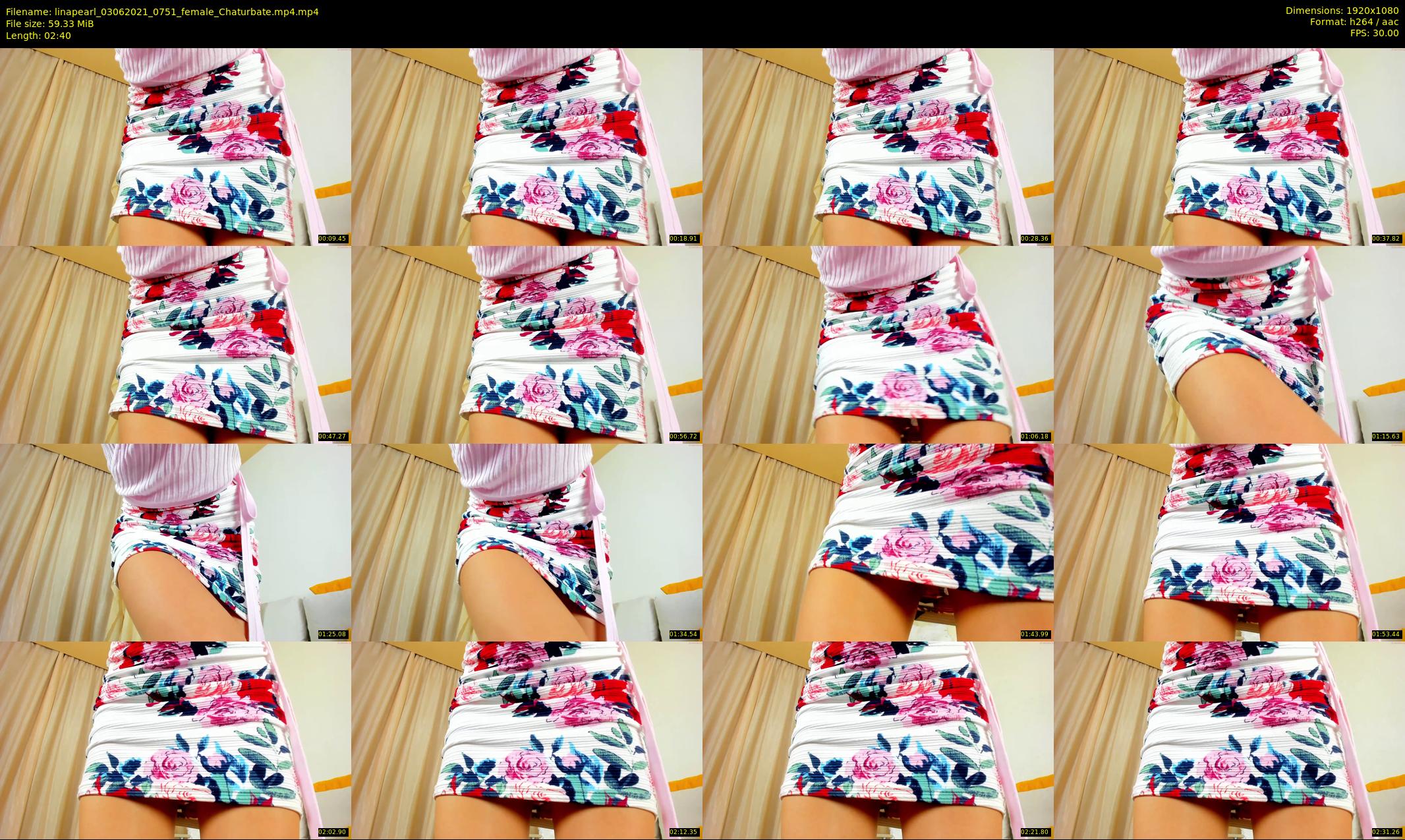 linapearl — 3 minute Chaturbate female cam show recording, 1080p, Jun 3, 2021