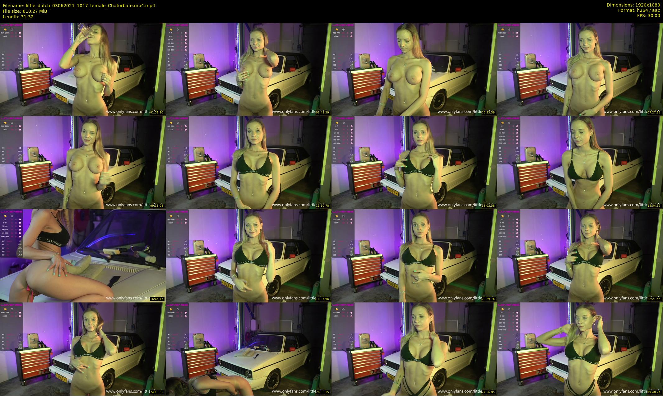 little_dutch — 32 minute Chaturbate female cam show recording, 1080p, Jun 3, 2021