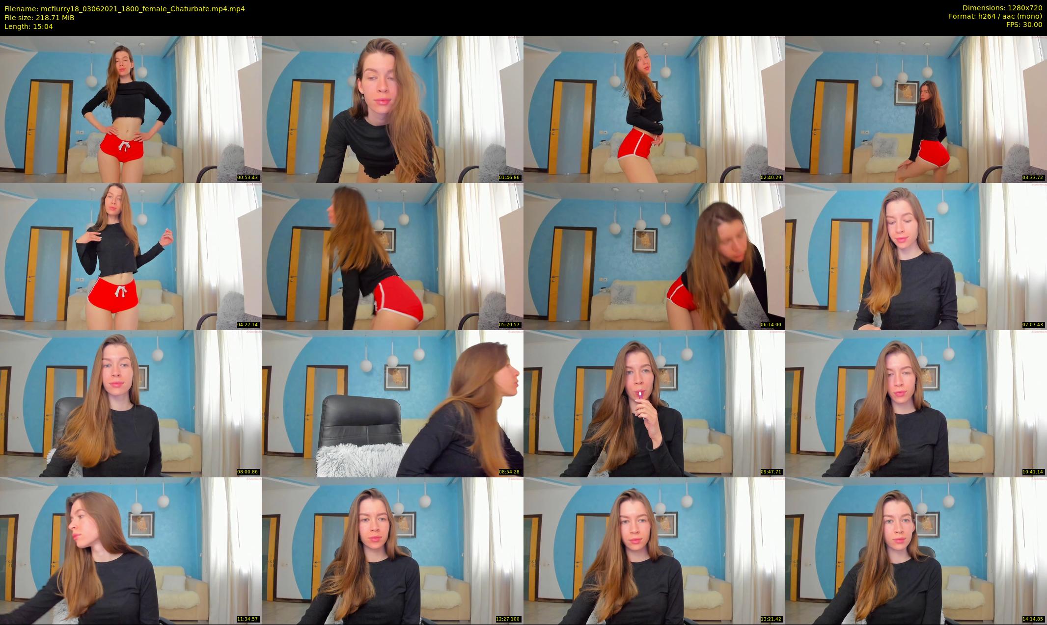 mcflurry18 — 16 minute Chaturbate female cam show recording, 720p, Jun 3, 2021
