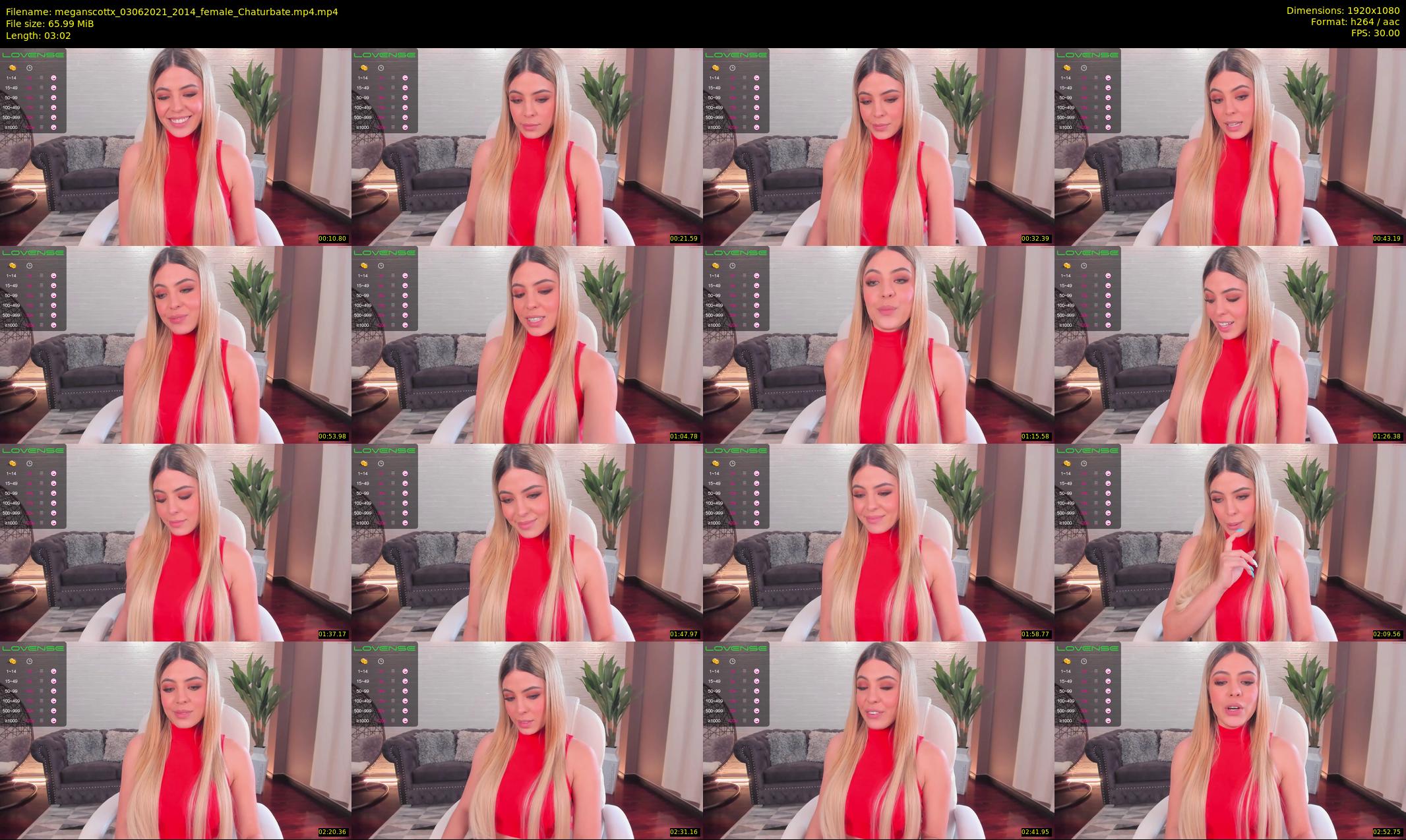 meganscottx — 4 minute Chaturbate female cam show recording, 1080p, Jun 3, 2021