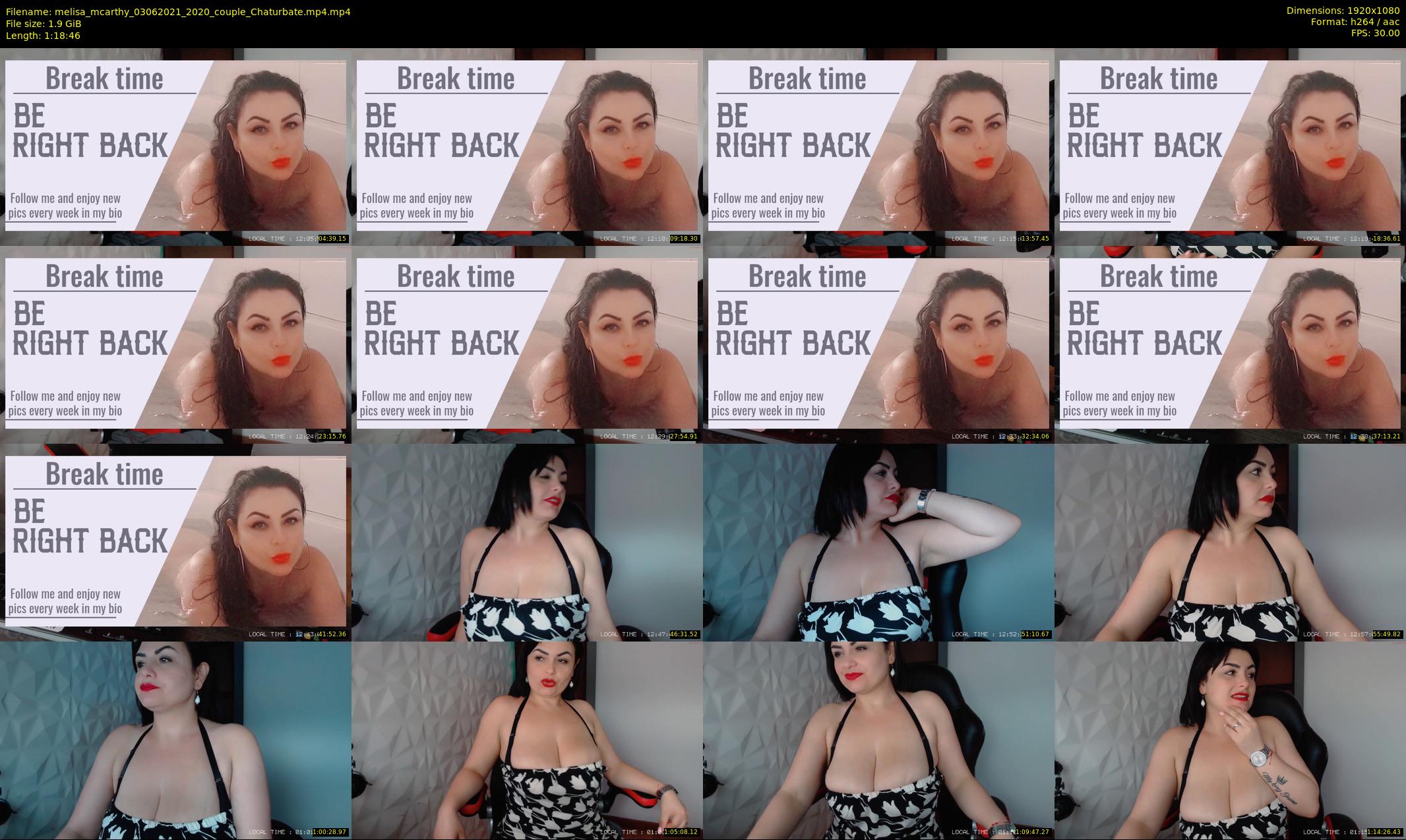 melisa_mcarthy — 79 minute Chaturbate couple cam show recording, 1080p, Jun 3, 2021