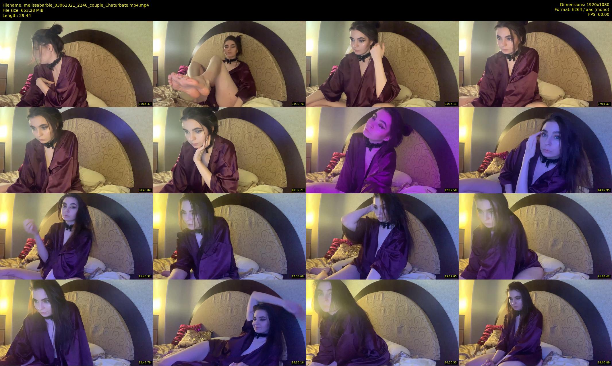 melissabarbie — 30 minute Chaturbate couple cam show recording, 1080p, Jun 3, 2021