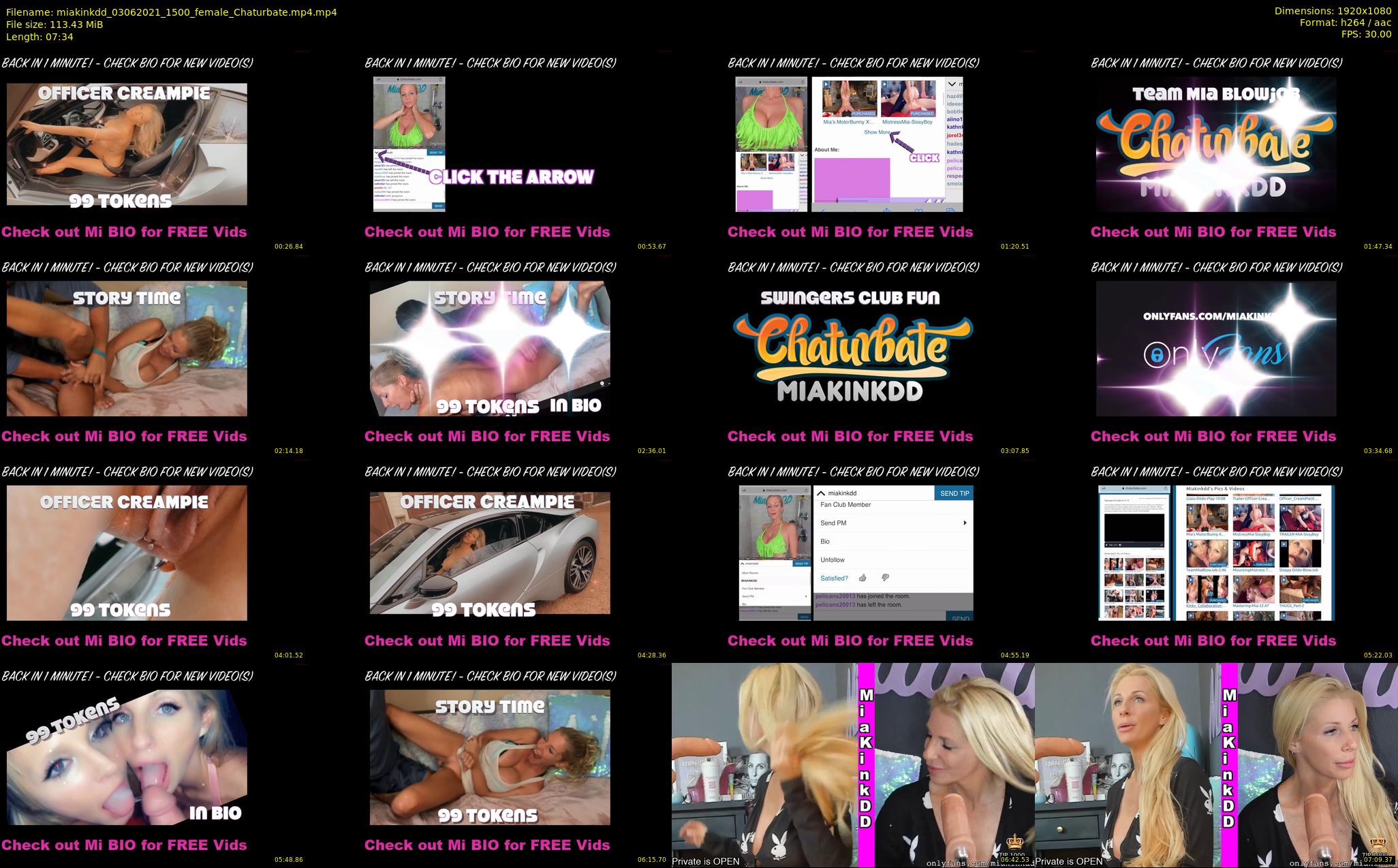 miakinkdd — 8 minute Chaturbate female cam show recording, 1080p, Jun 3, 2021