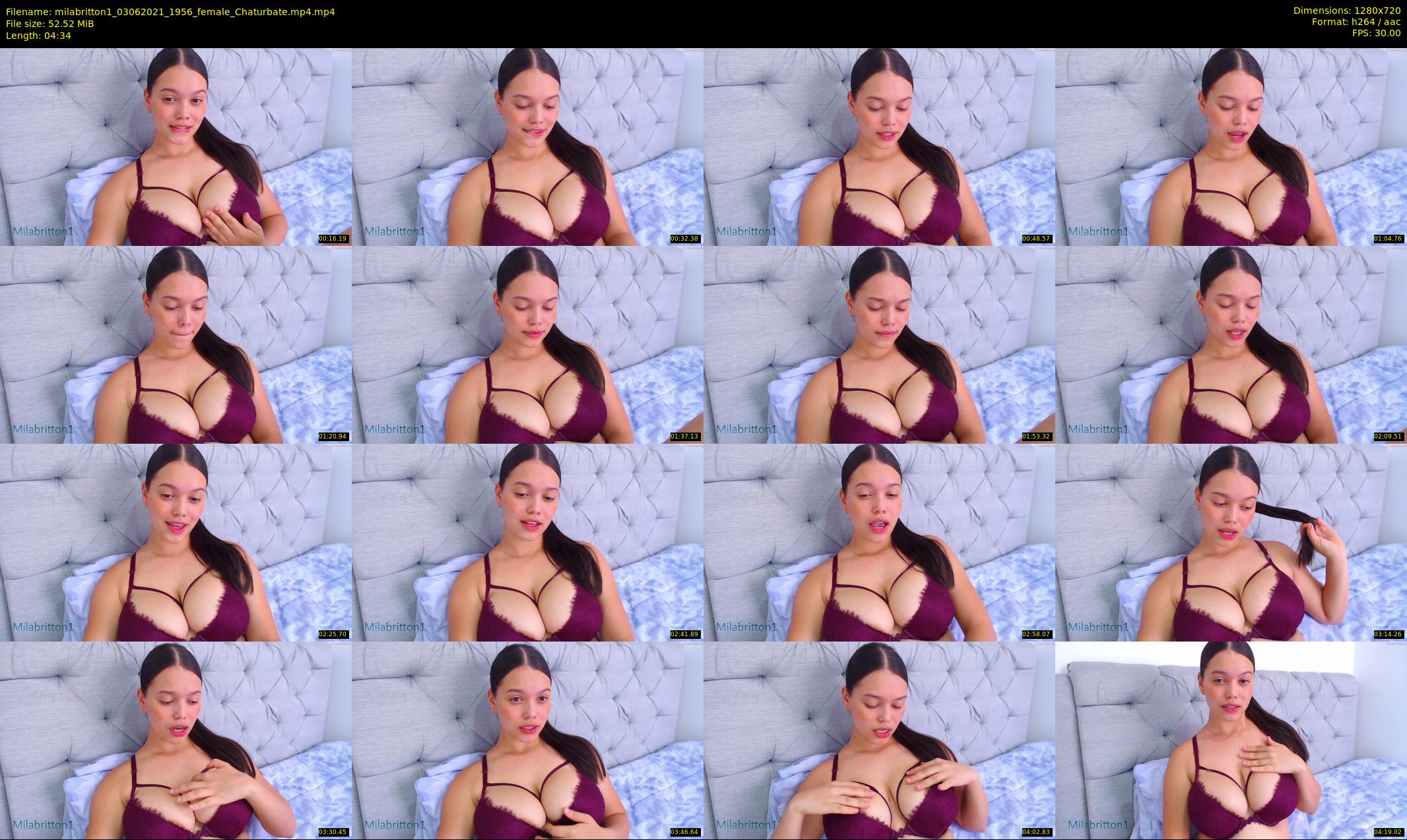 milabritton1 — 5 minute Chaturbate female cam show recording, 720p, Jun 3, 2021