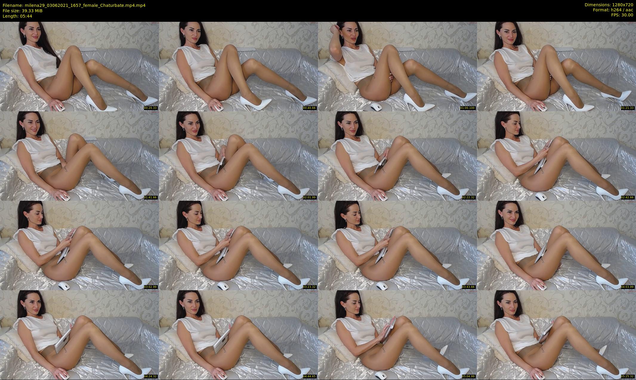milena29 — 6 minute Chaturbate female cam show recording, 720p, Jun 3, 2021