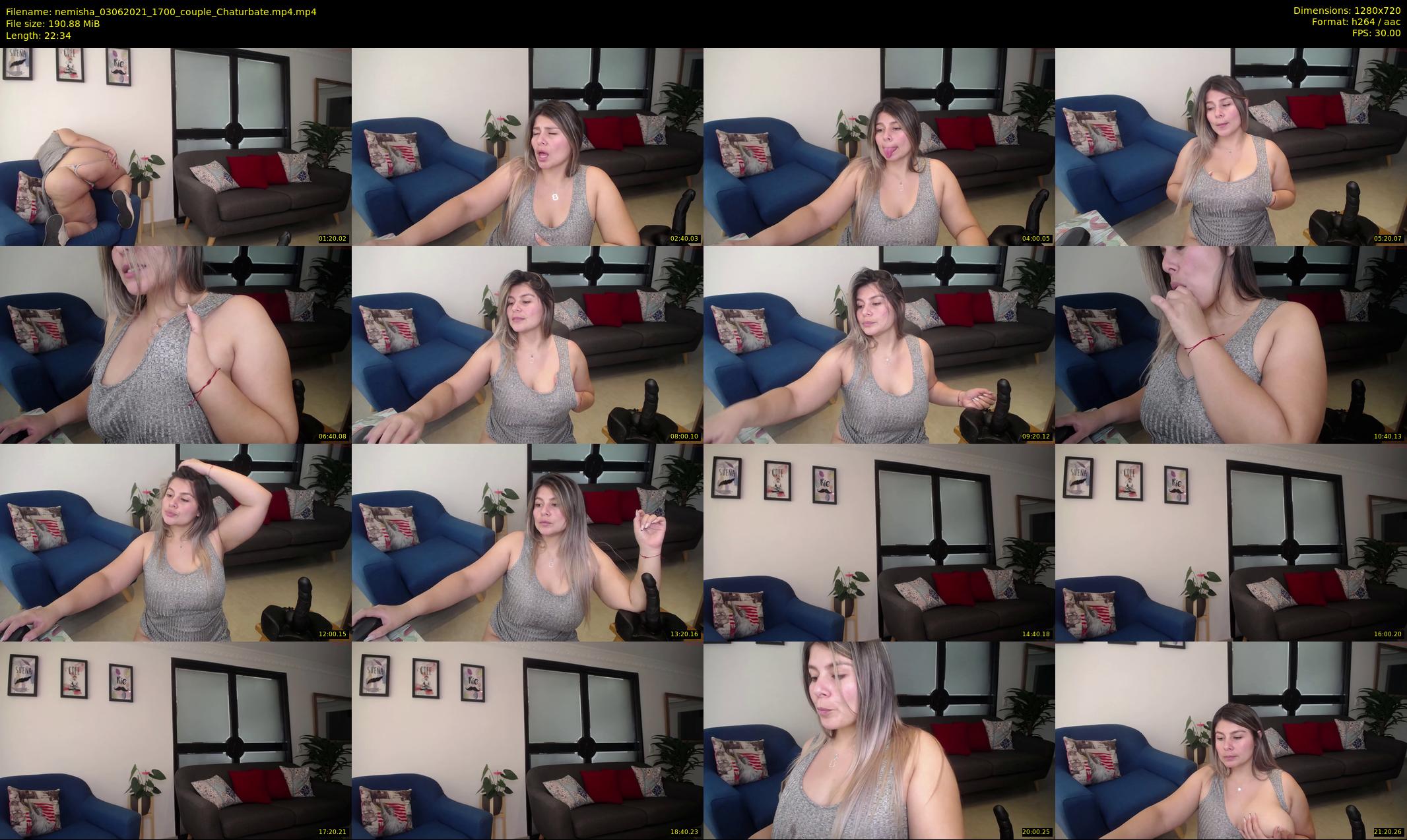 nemisha — 23 minute Chaturbate female cam show recording, 720p, Jun 3, 2021
