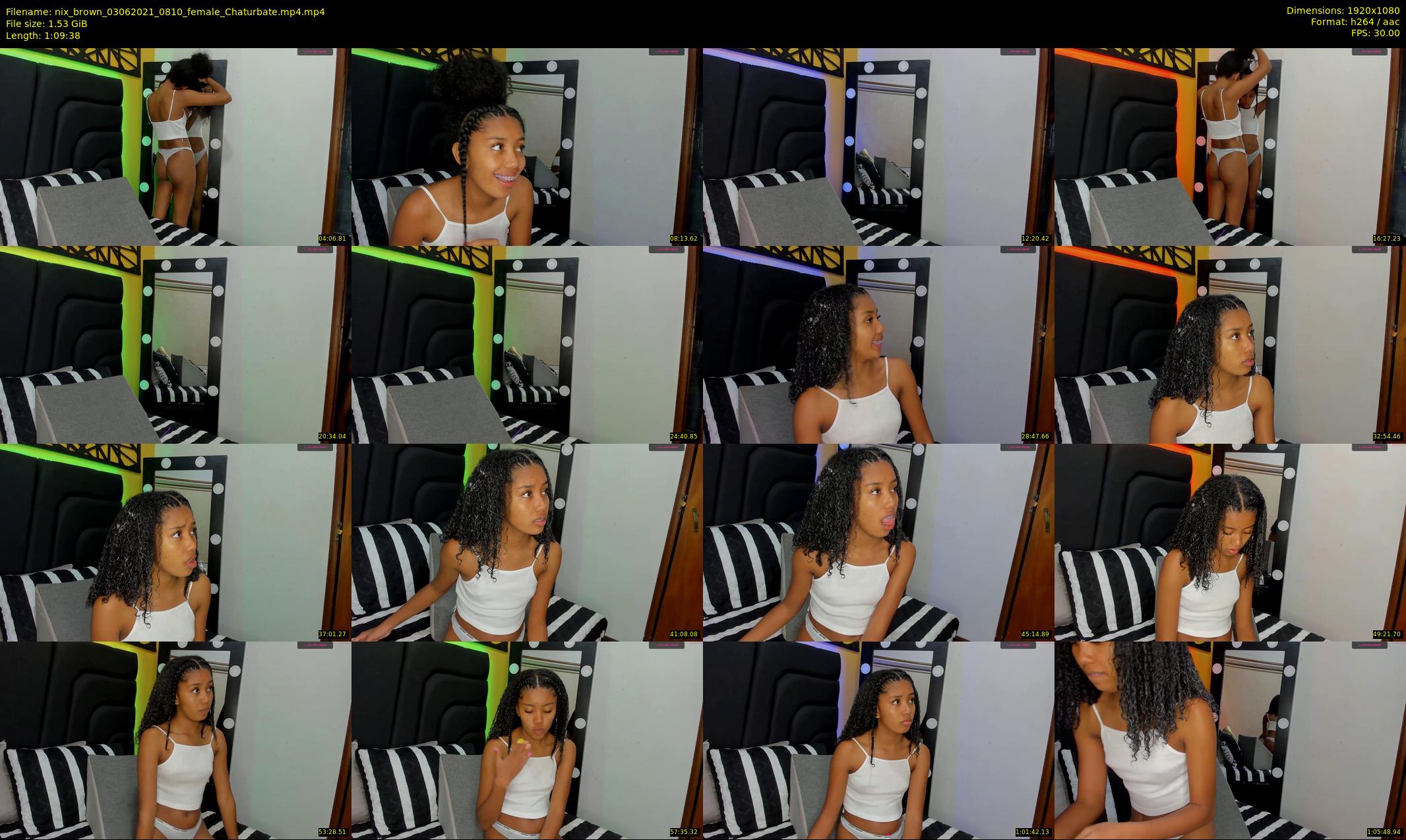 nix_brown — 70 minute Chaturbate female cam show recording, 1080p, Jun 3, 2021